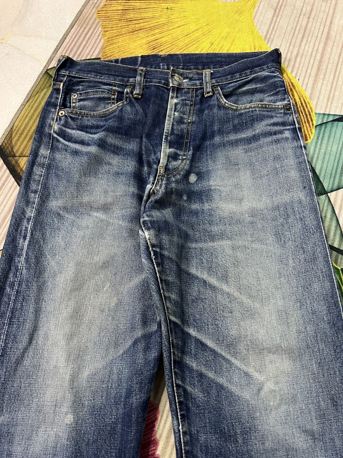 Vintage 80’s Takeo Kikuchi Japanese Brand Clawmark Nice Faded Jean Size US 29 - 3 Thumbnail