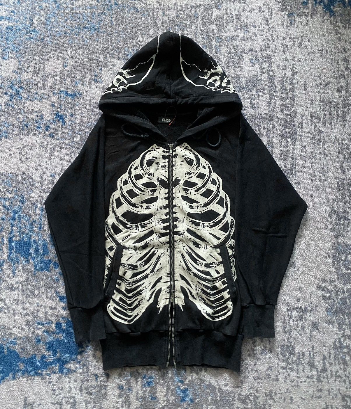 If Six Was Nine Japanes Glad News Skeleton Hoodie Gothic Vkei Punk Style Size US M / EU 48-50 / 2 - 3 Thumbnail