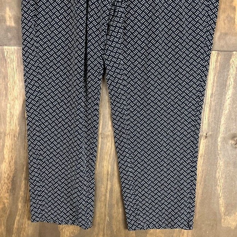 Vintage J Jill Women Pants Black Wearever Collection Forward Seam Slim Ankle Stretch MP Pants Regular Size 32" / US 10 / IT 46 - 3 Thumbnail