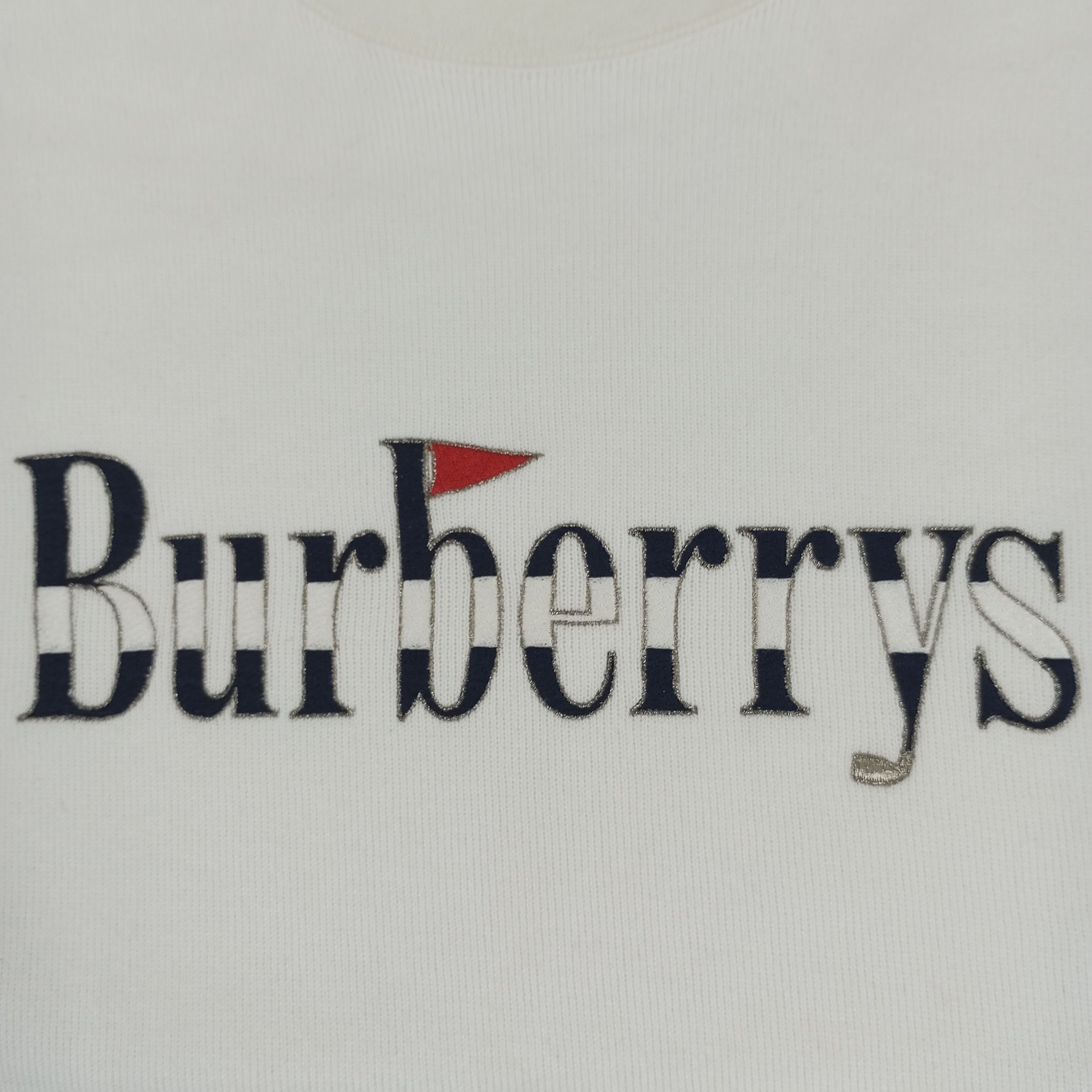 Burberry × Vintage Burberrys Embroidery Design Fashion Style Sweatshirt Size US S / EU 44-46 / 1 - 6 Thumbnail