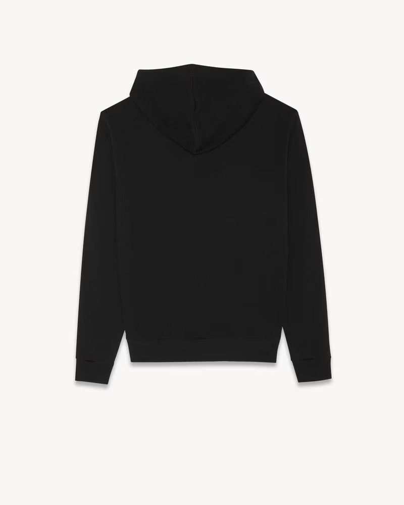 Saint Laurent Paris o1bcso1str1024 Rive Gauche Hoodie in Black Size US S / EU 44-46 / 1 - 2 Thumbnail
