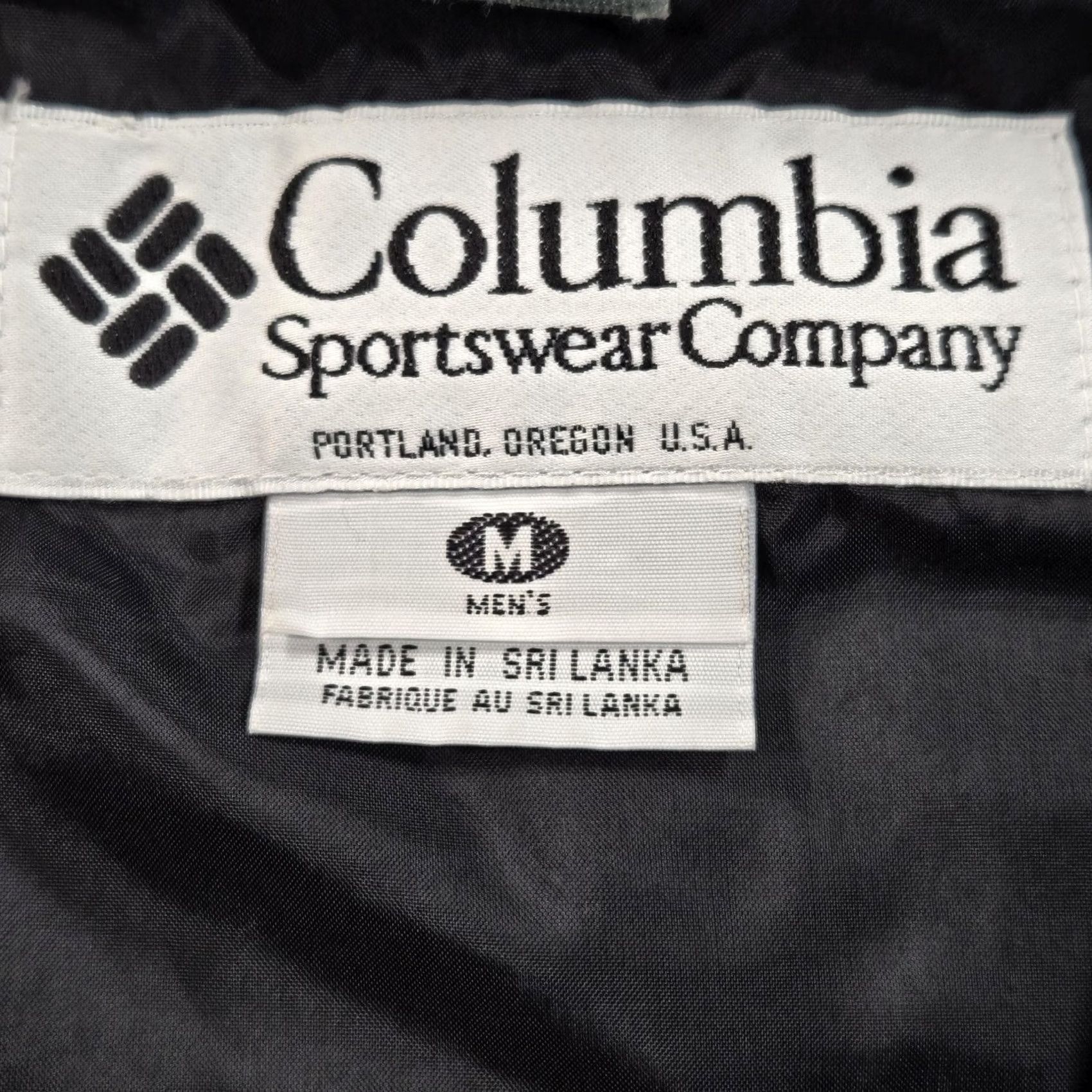 Vintage Columbia Jacket Mens Medium Green Black Nylon Parka Full Zip Outdoor Size US M / EU 48-50 / 2 - 3 Thumbnail