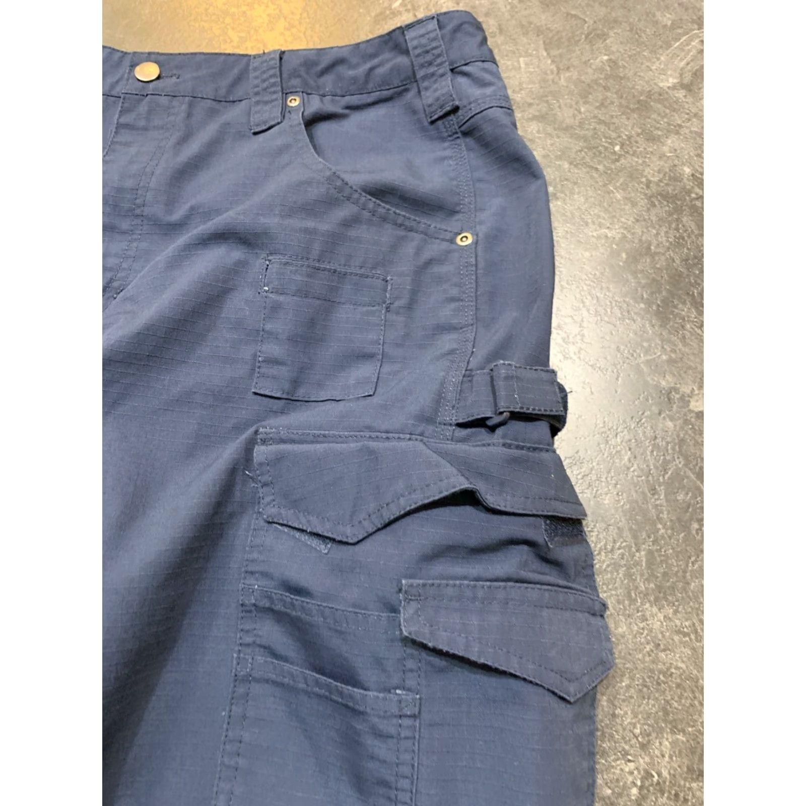 Vintage VINTAGE CQR Cargo Pants Men's 34X34 Blue Tactical Straight Leg Work Pant Size US 32 / EU 48 - 5 Thumbnail
