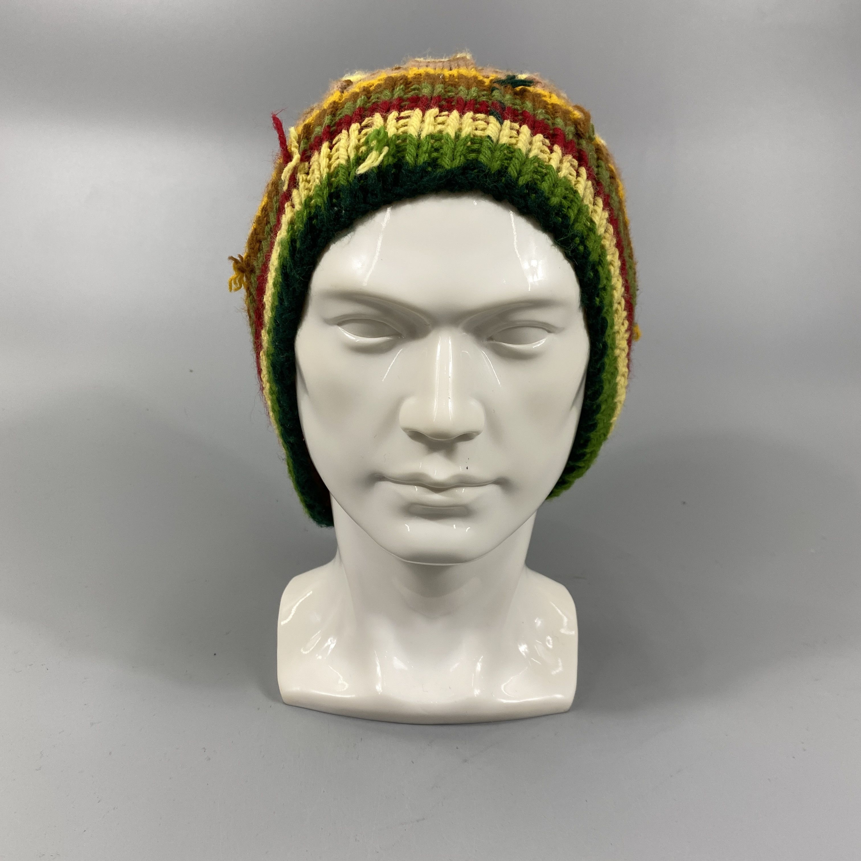 Reggae Style Multicolour Knit Hat -BN674