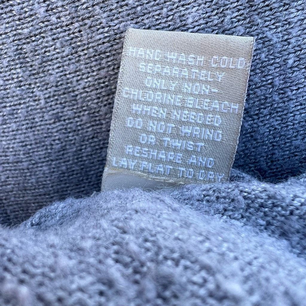 Vass Joan Vass Studio Long Sleeve Distressed Boat Neck Sweater, Women’s Small Size S / US 4 / IT 40 - 9 Thumbnail