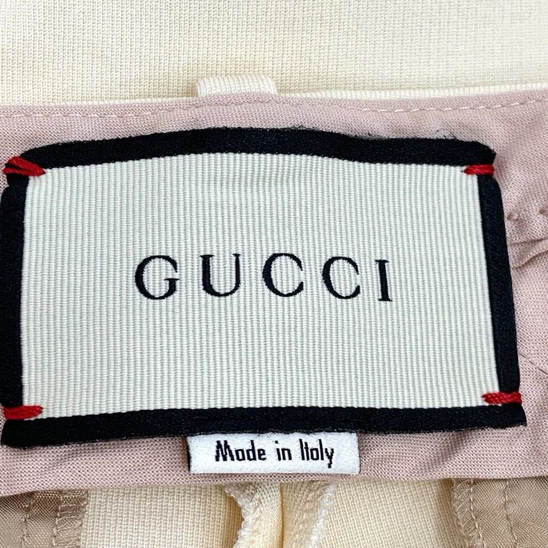 Gucci Gucci SizeS Beige side striped webbing casual trousers Size US 27 - 5 Thumbnail