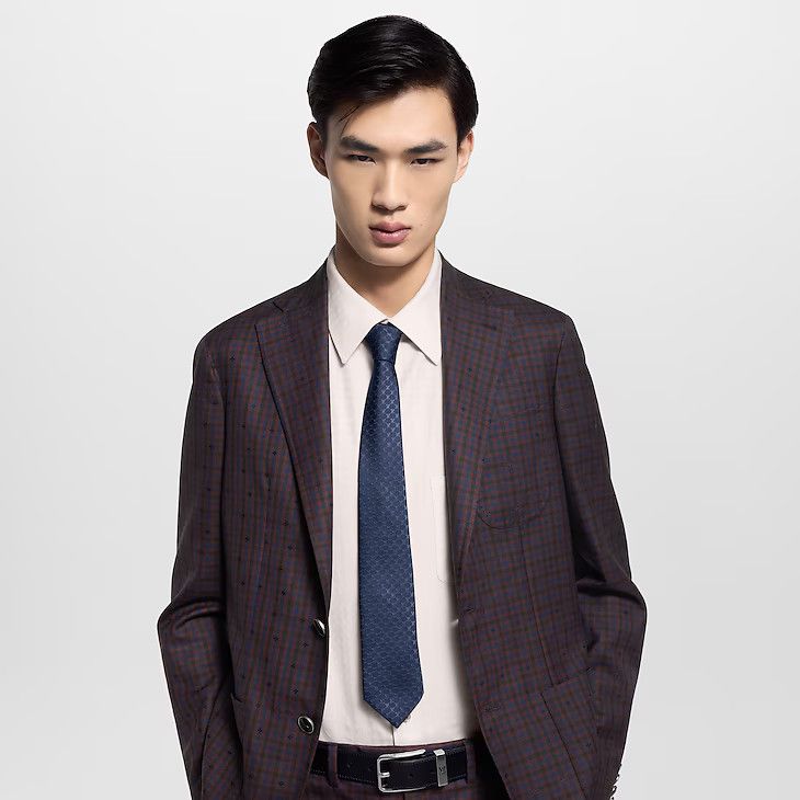 Louis Vuitton LV Fishnet Tie - 148 x 8 cm Size ONE SIZE - 2 Thumbnail