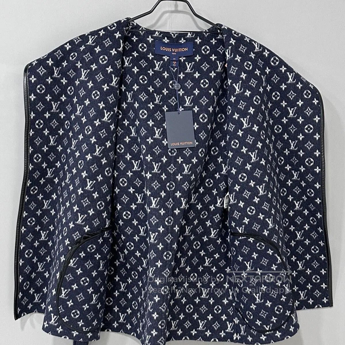 Louis Vuitton louis vuitton navy monogram bathrobe coat. Size S / US 4 / IT 40 - 3 Thumbnail