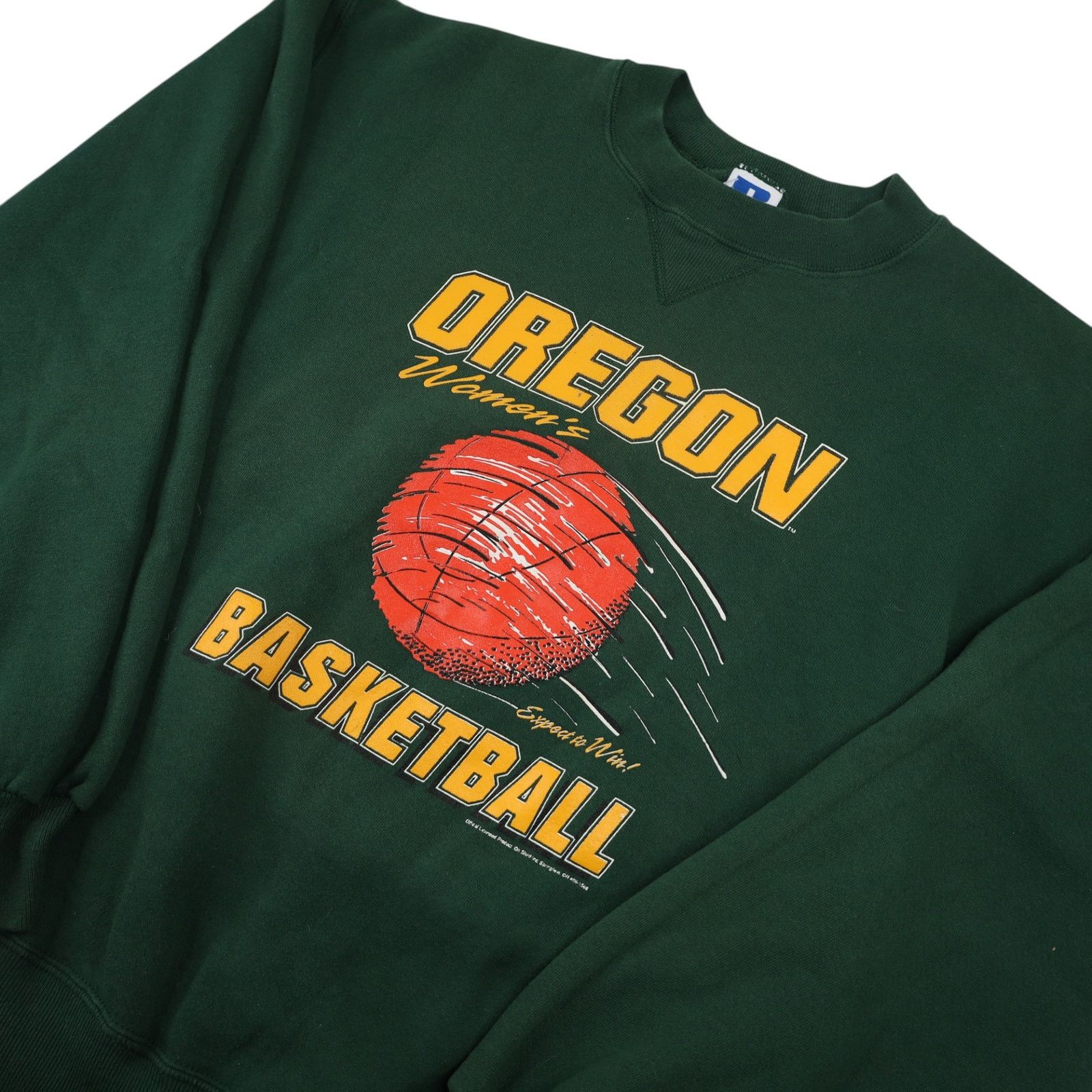 NCAA × Russell Athletic × Vintage Russell University Oregon Ducks Womens Basketball Sweatshirt Size M / US 6-8 / IT 42-44 - 2 Thumbnail