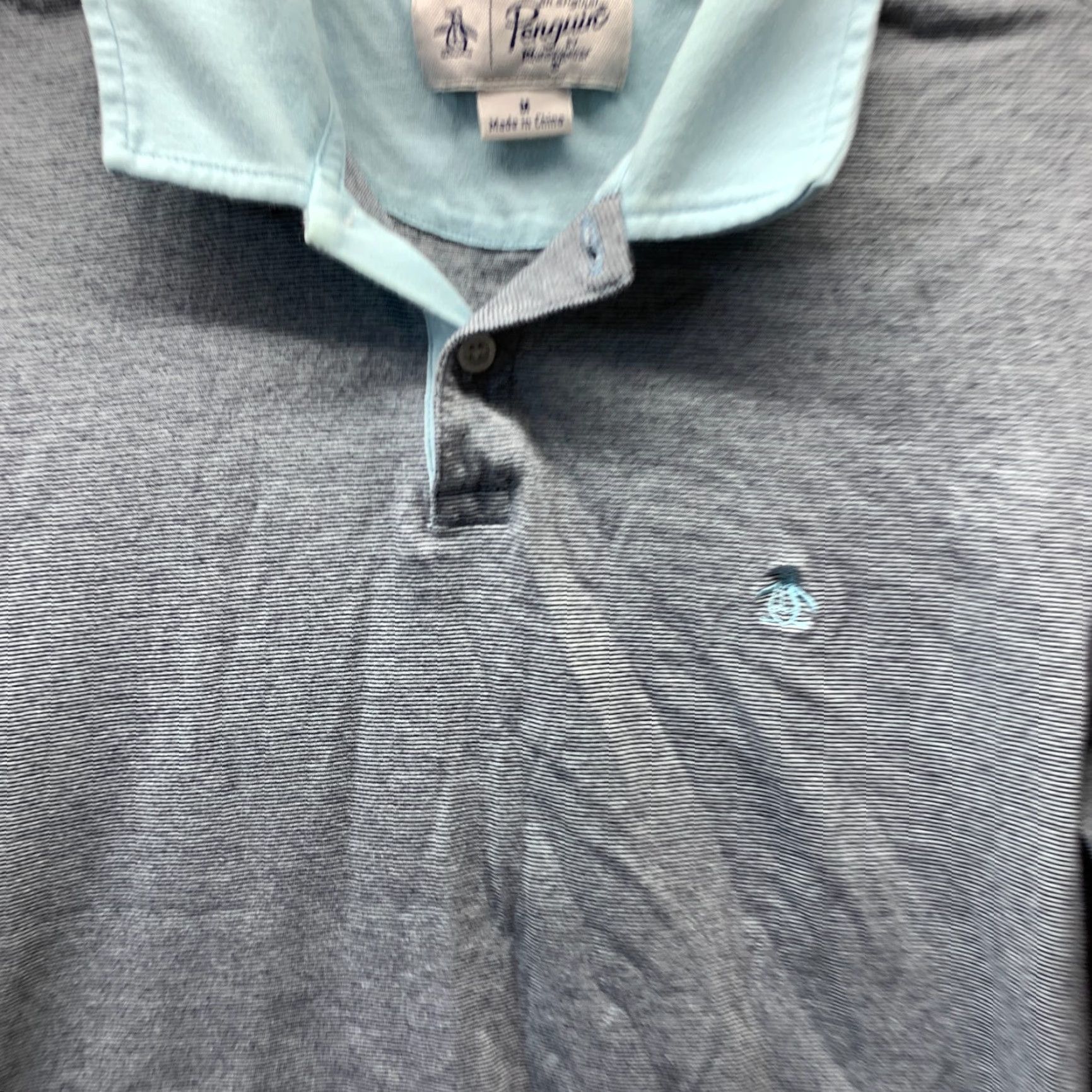 Original Penguin Original Penguin Polo Shirt Womens Medium Blue Polo Womens Medium Blue Logo 90s Casual Womens Original Penguin Polo Shirt Size M / US 6-8 / IT 42-44 - 3 Thumbnail
