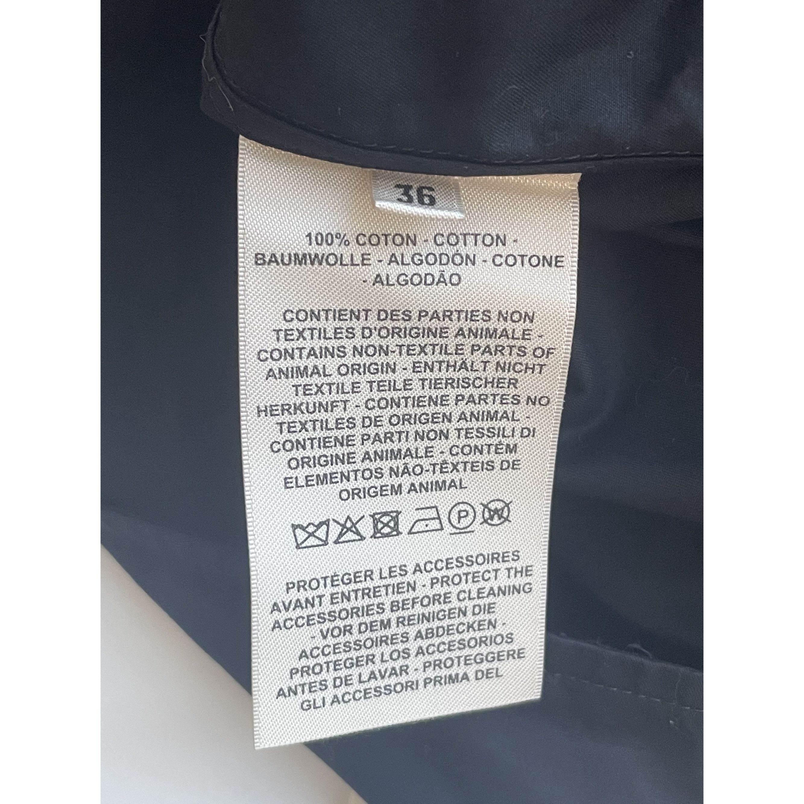 Hermes Hermès Womens Black Long-Sleeve Button-Up Shirt With Waist T Size XS / US 0-2 / IT 36-38 - 9 Thumbnail
