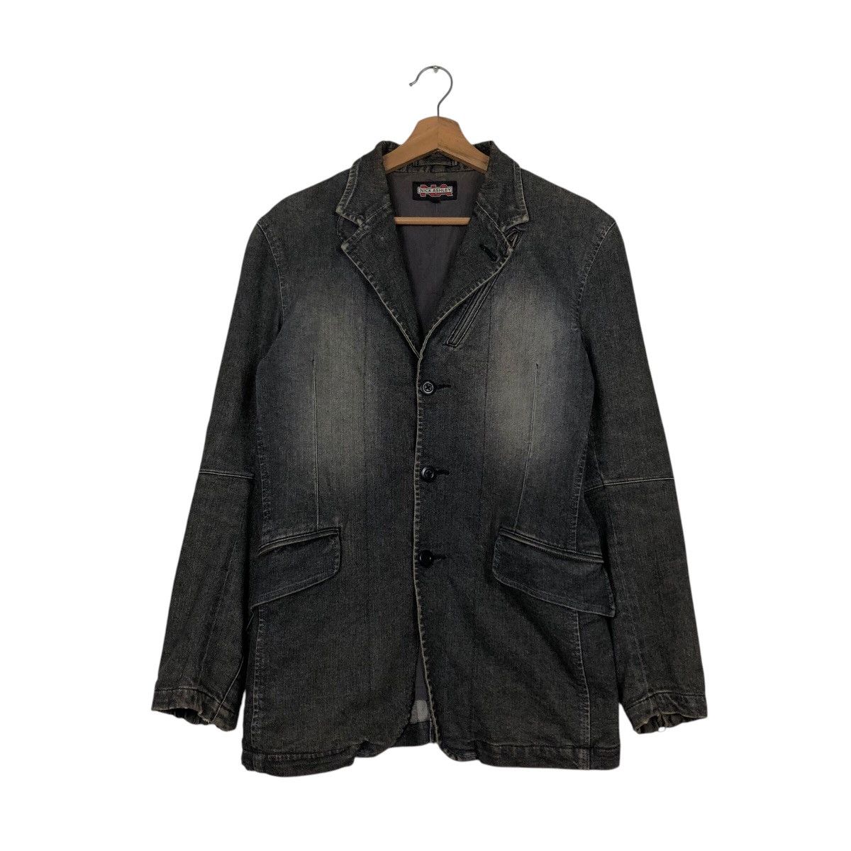 Japanese Brand 📌Vintage Chore Work Denim Jacket Nick Ashley Size US S / EU 44-46 / 1 - 2 Thumbnail
