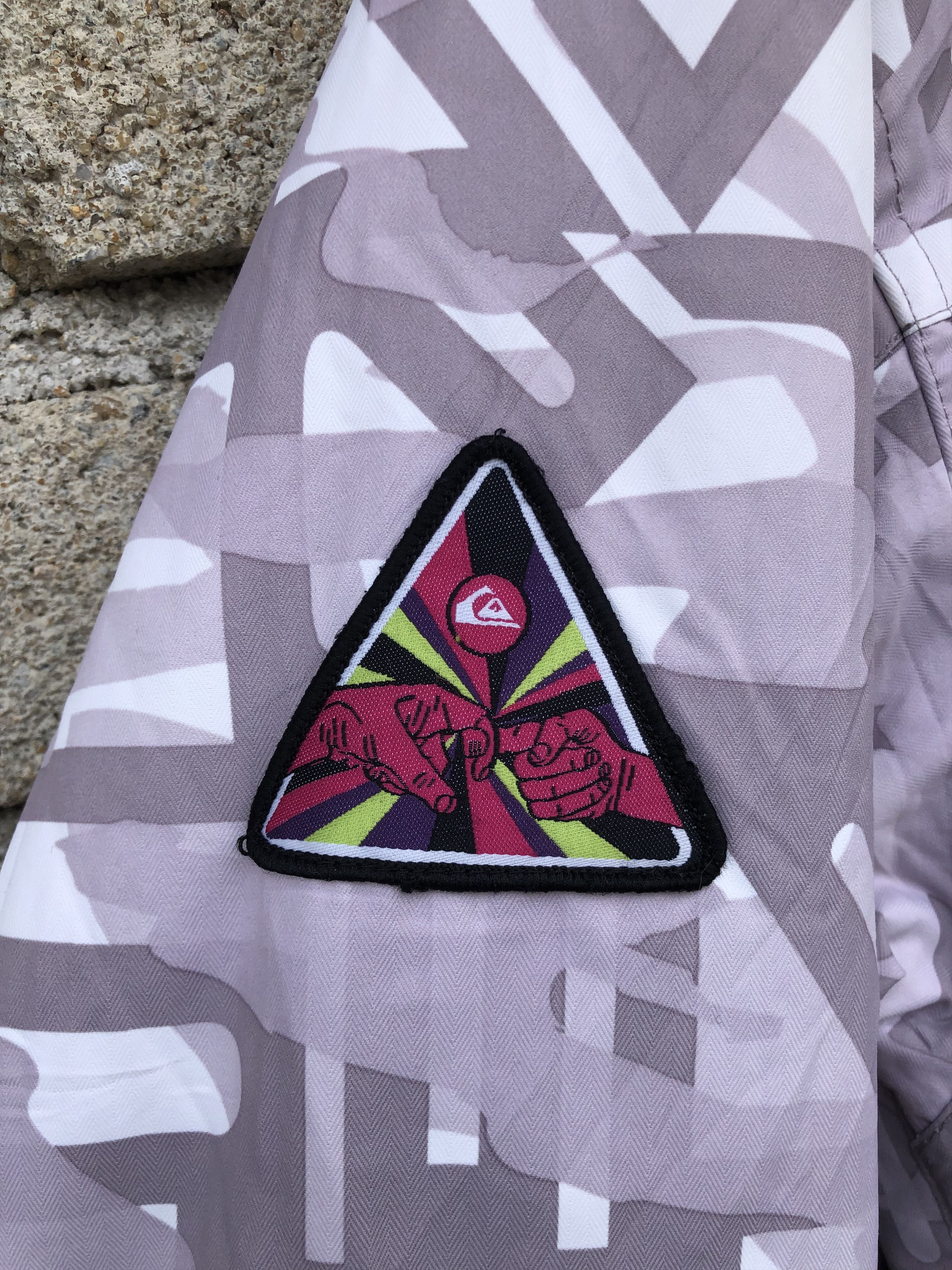 Quiksilver Vintage Fullprinted Quiksilver Quicktech 5000 MM Jacket Size US L / EU 52-54 / 3 - 6 Thumbnail