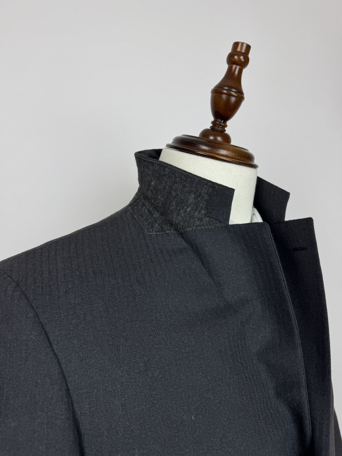 Other Trevira Twill herringbone Wool blend Vintage Suit 2 pieces Size 50R - 8 Thumbnail
