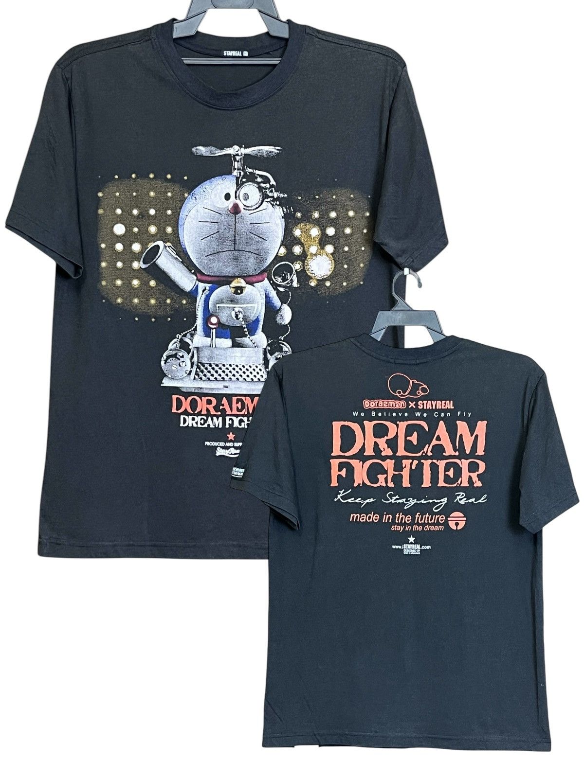 Anime sick y2k 2010 DORAEMON x STAYREAL x no2good t shirt Size US M / EU 48-50 / 2 - 1 Thumbnail