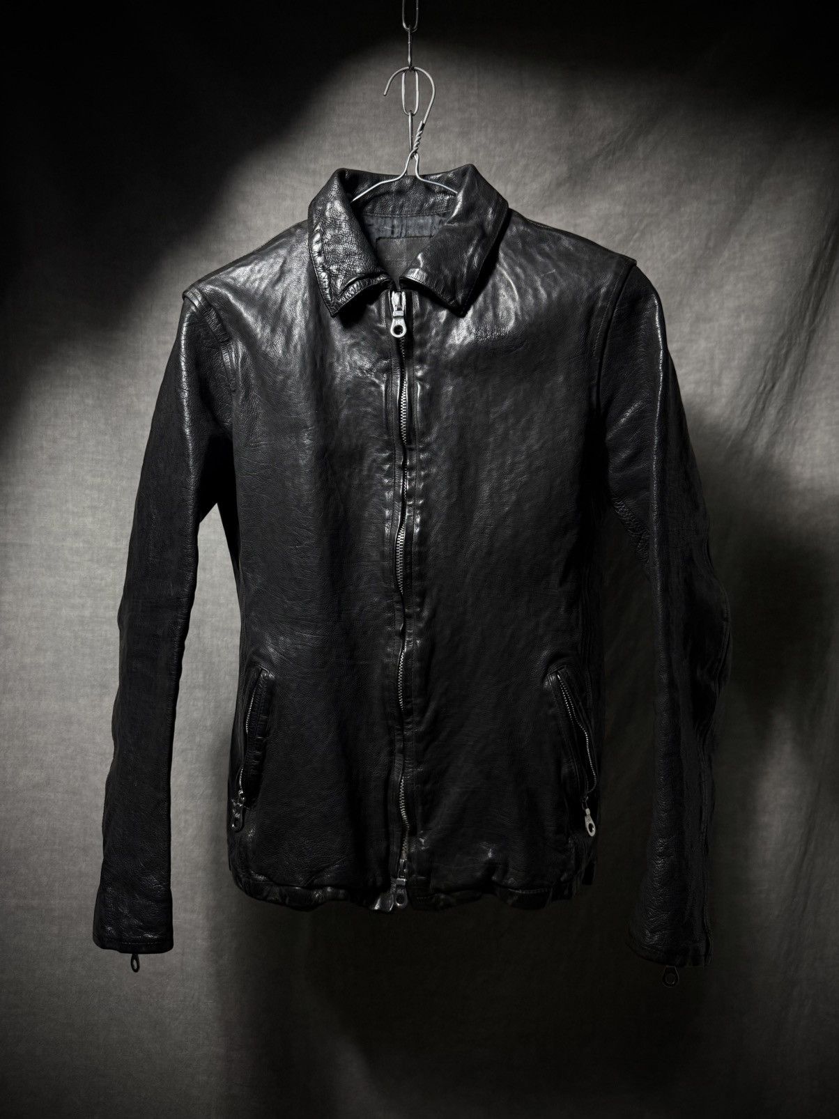 Isamu Katayama Backlash Isamu Katayama Backlash Garment Dyed Single Riders Jacket Size US S / EU 44-46 / 1 - 2 Thumbnail