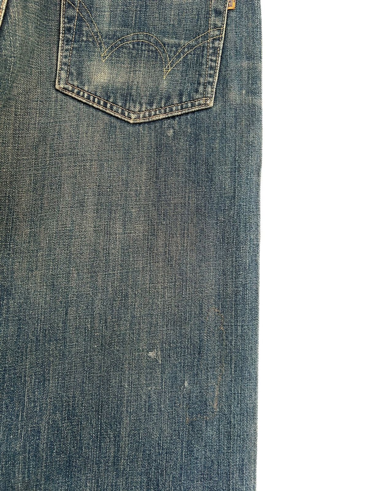 Kapital VINTAGE EDWIN 505 SELVEDGE BAGGY RUSTY DISTRESSED DENIM JEAN Size US 28 / EU 44 - 4 Thumbnail