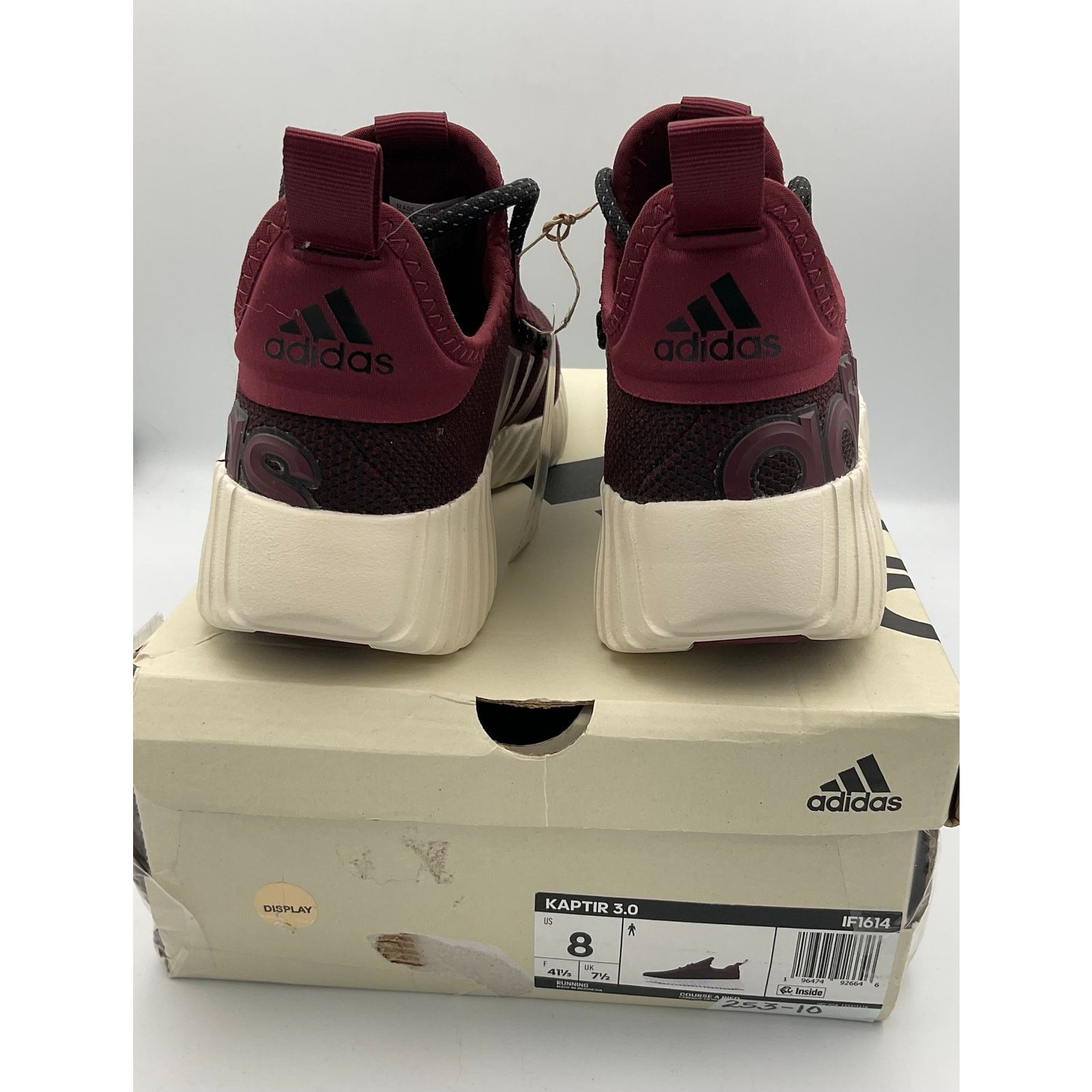 Adidas Adidas Kaptir 3.0 Mens IF1614 Running Shoes Burgundy Sz 8 Size US 9.5 / EU 42-43 - 6 Thumbnail