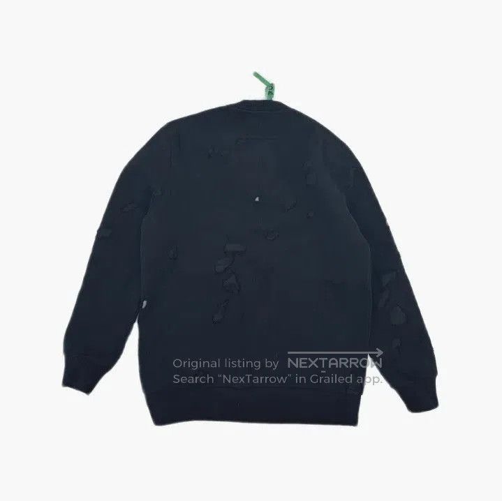 Givenchy Givenchy Solid Print Letter Distressed Sweatshirt. Size US S / EU 44-46 / 1 - 3 Thumbnail