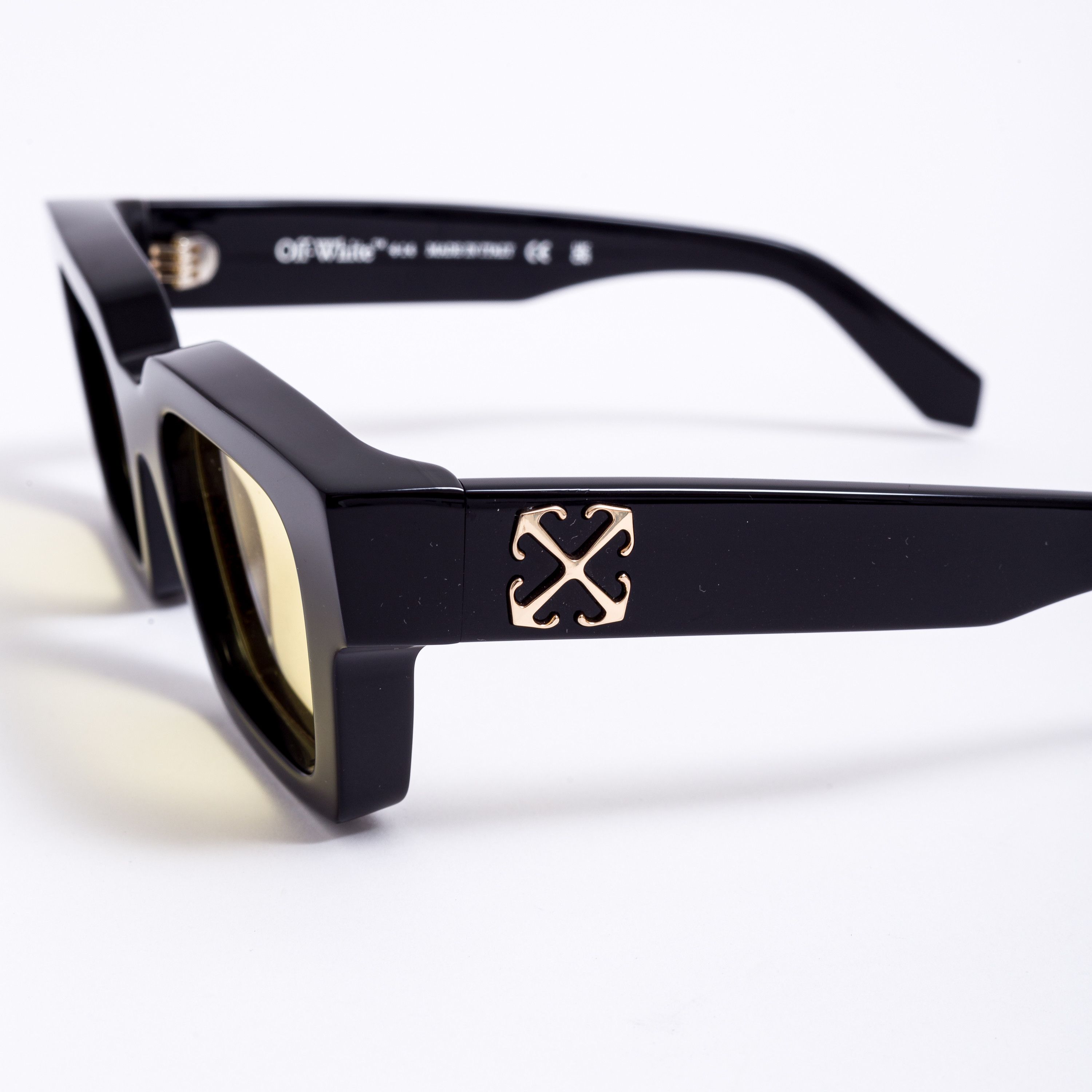 Off-White OFF WHITE Virgil Sunglasses BLACK YELLOW Size ONE SIZE - 2 Thumbnail