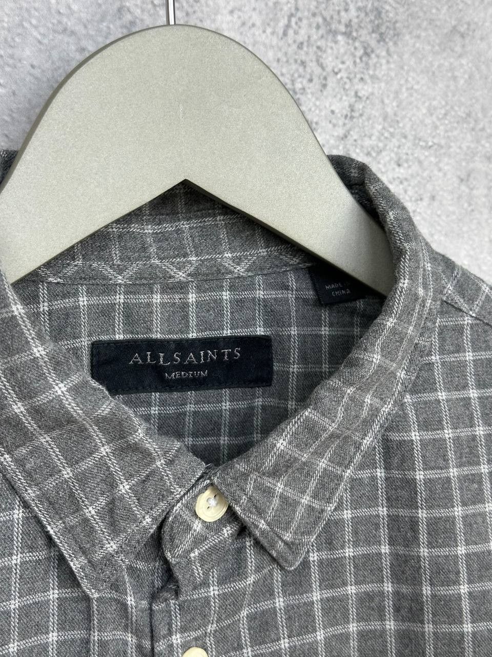Allsaints AllSaints Yari Shirt Muted Check Flannel Melange Effect LS Size US M / EU 48-50 / 2 - 10 Thumbnail