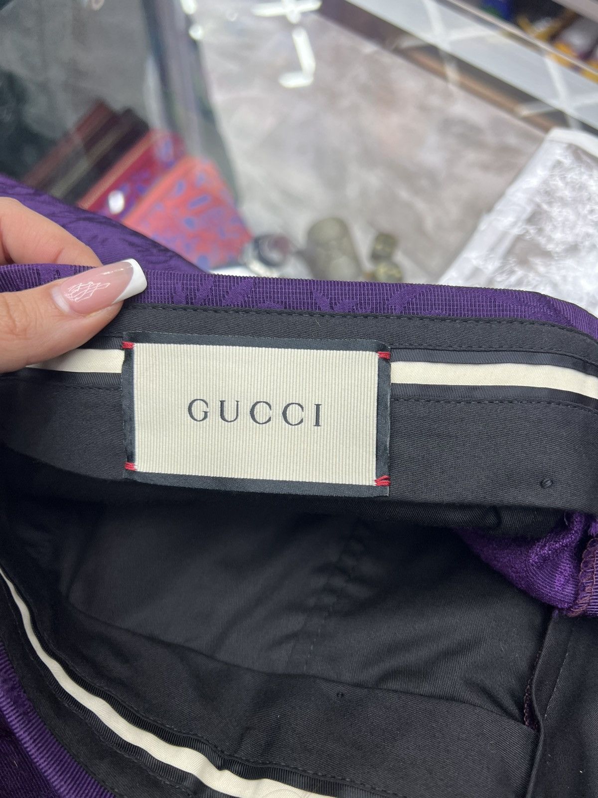 Gucci Gucci Purple Crystal Suit Set Size 34S - 16 Thumbnail