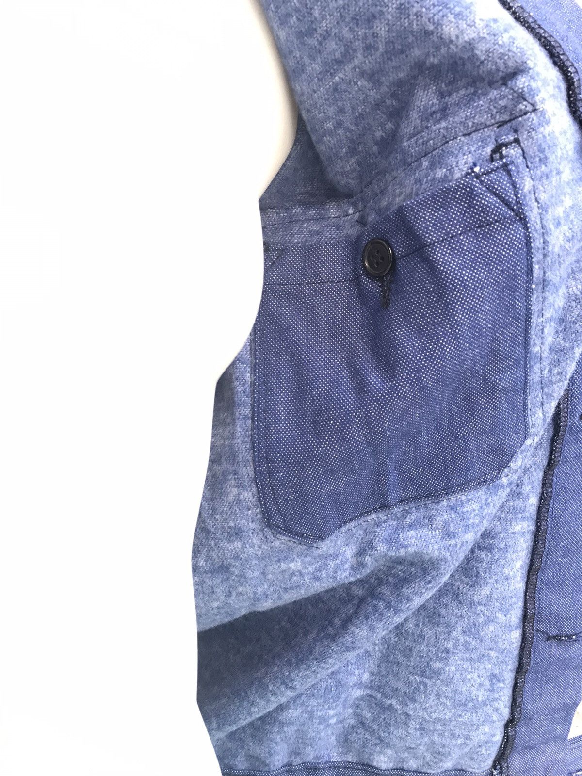 Other THICK DENIM AND SOFT FLANNEL LIGHT BLUE WORK JACKET Size US L / EU 52-54 / 3 - 7 Thumbnail