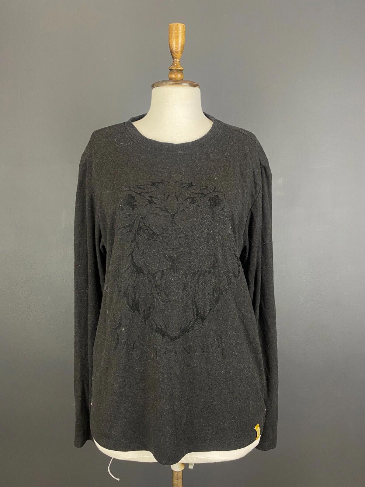 Billionaire Boys Club Billionaire Italy Black Lion Big Men's Sweater Size M 50 Size US M / EU 48-50 / 2 - 1 Thumbnail