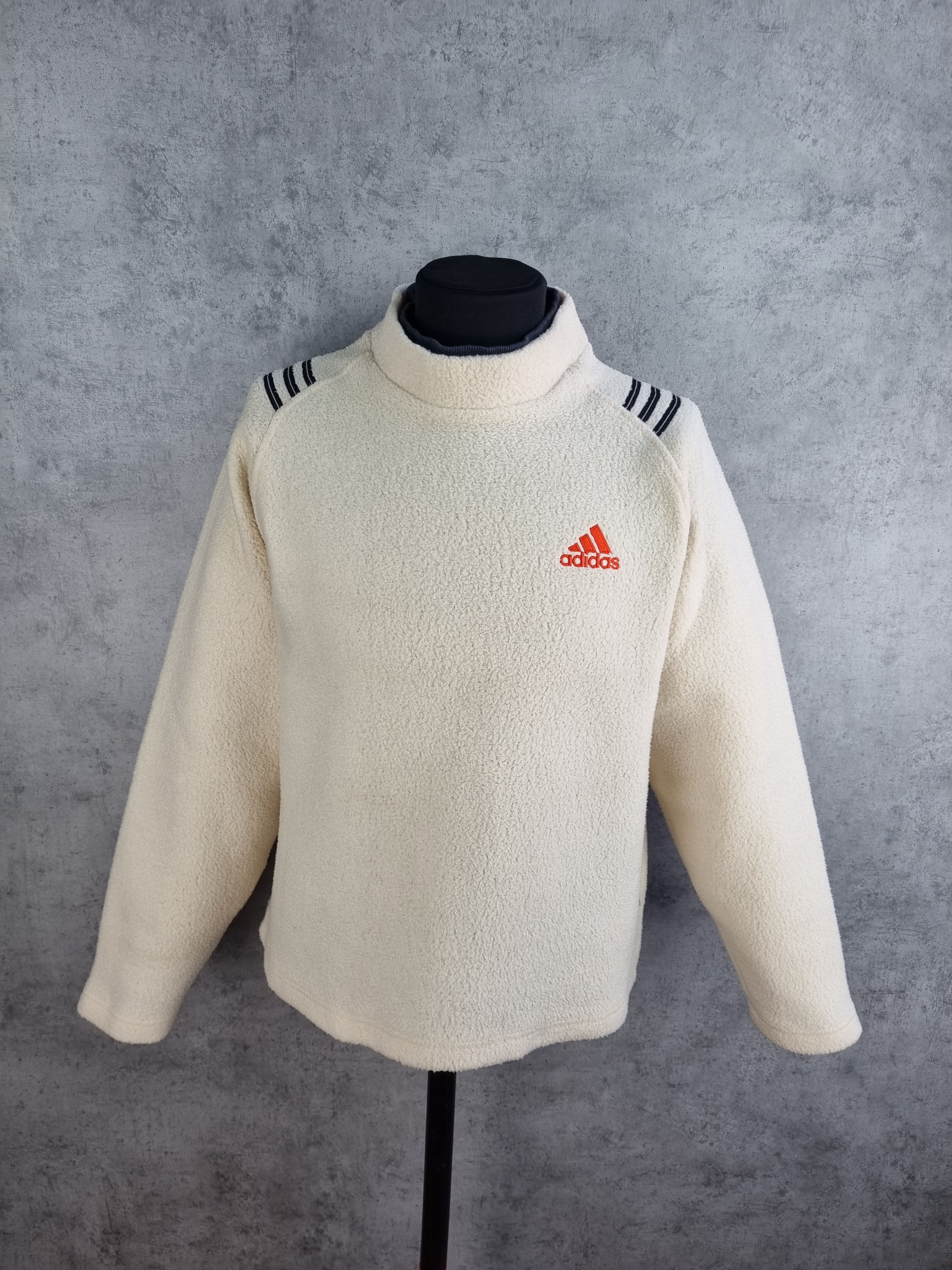 Adidas × Japanese Brand × Vintage 90s Adidas Soft Fleece Oversized Sweat Size US M / EU 48-50 / 2 - 4 Thumbnail