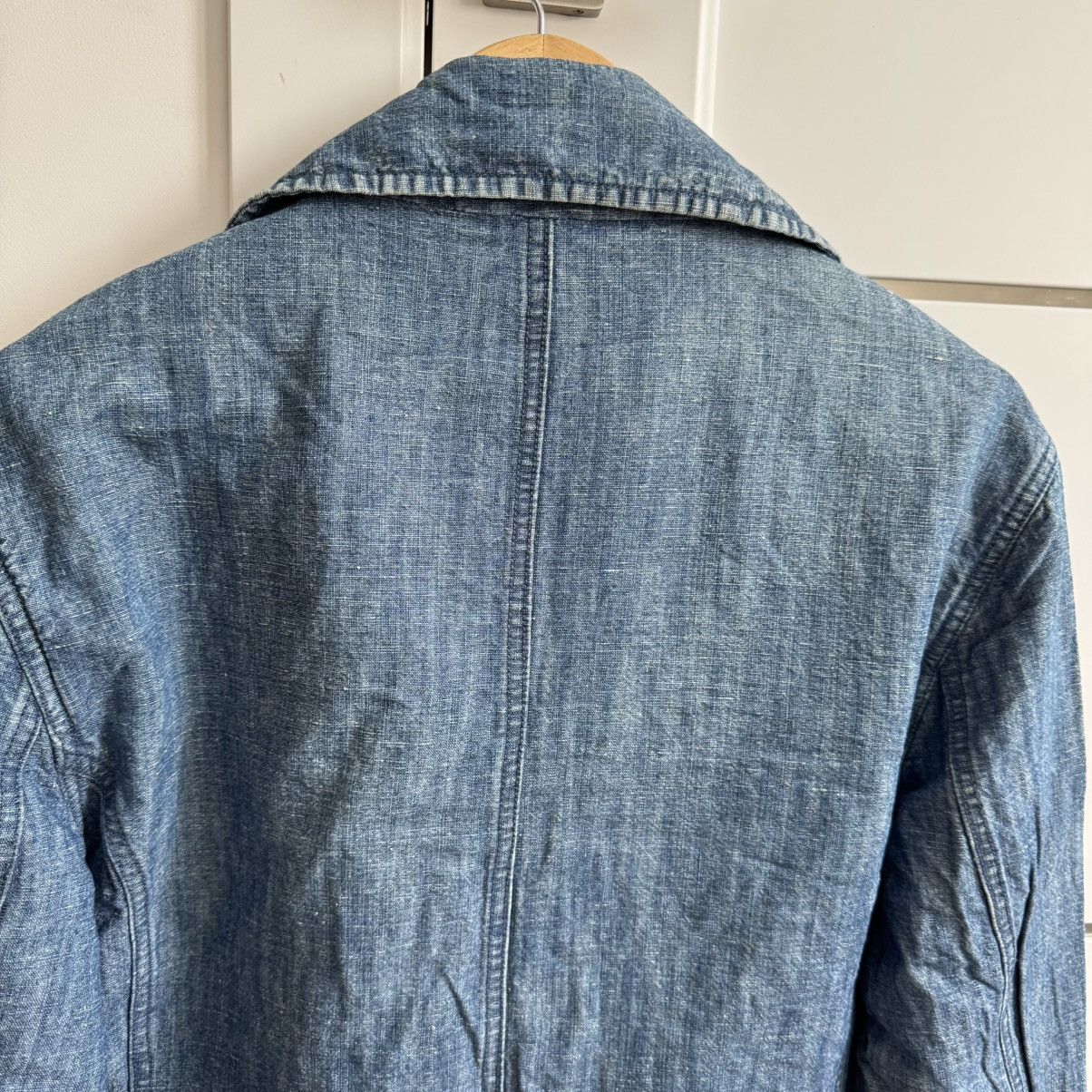 NN07 NN.07 vintage double breasted linen rare peacoat jacket Size US S / EU 44-46 / 1 - 14 Thumbnail