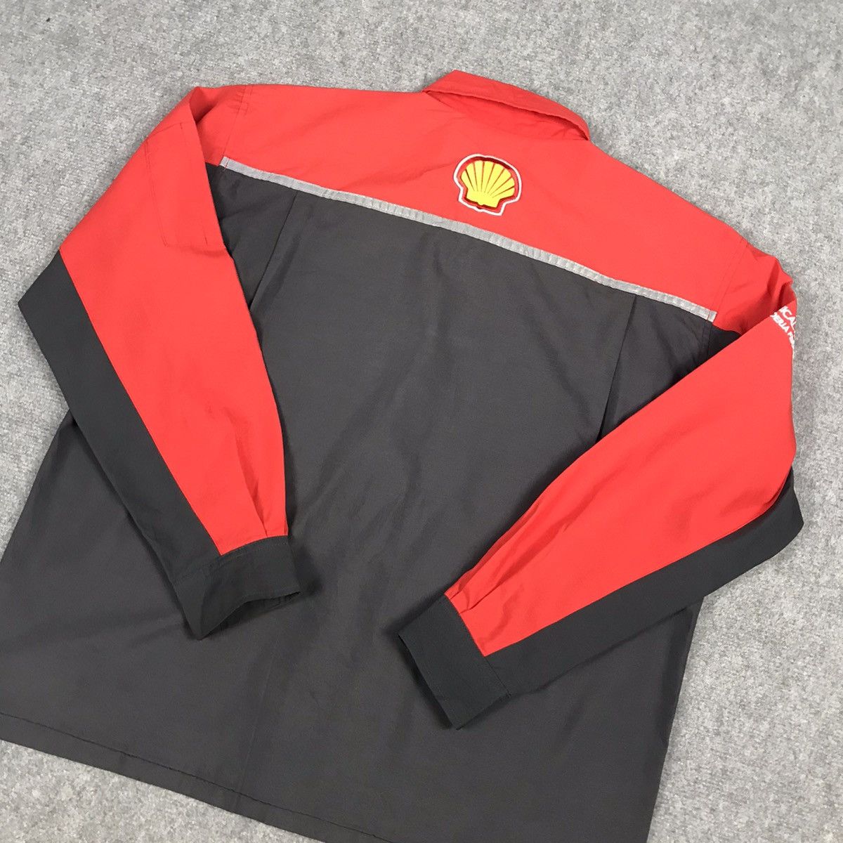 Gear for Sports SHELL HELIX OIL BRAND RACING UNIFORM JAPAN BUTTON UP SHIRT Size US L / EU 52-54 / 3 - 7 Thumbnail