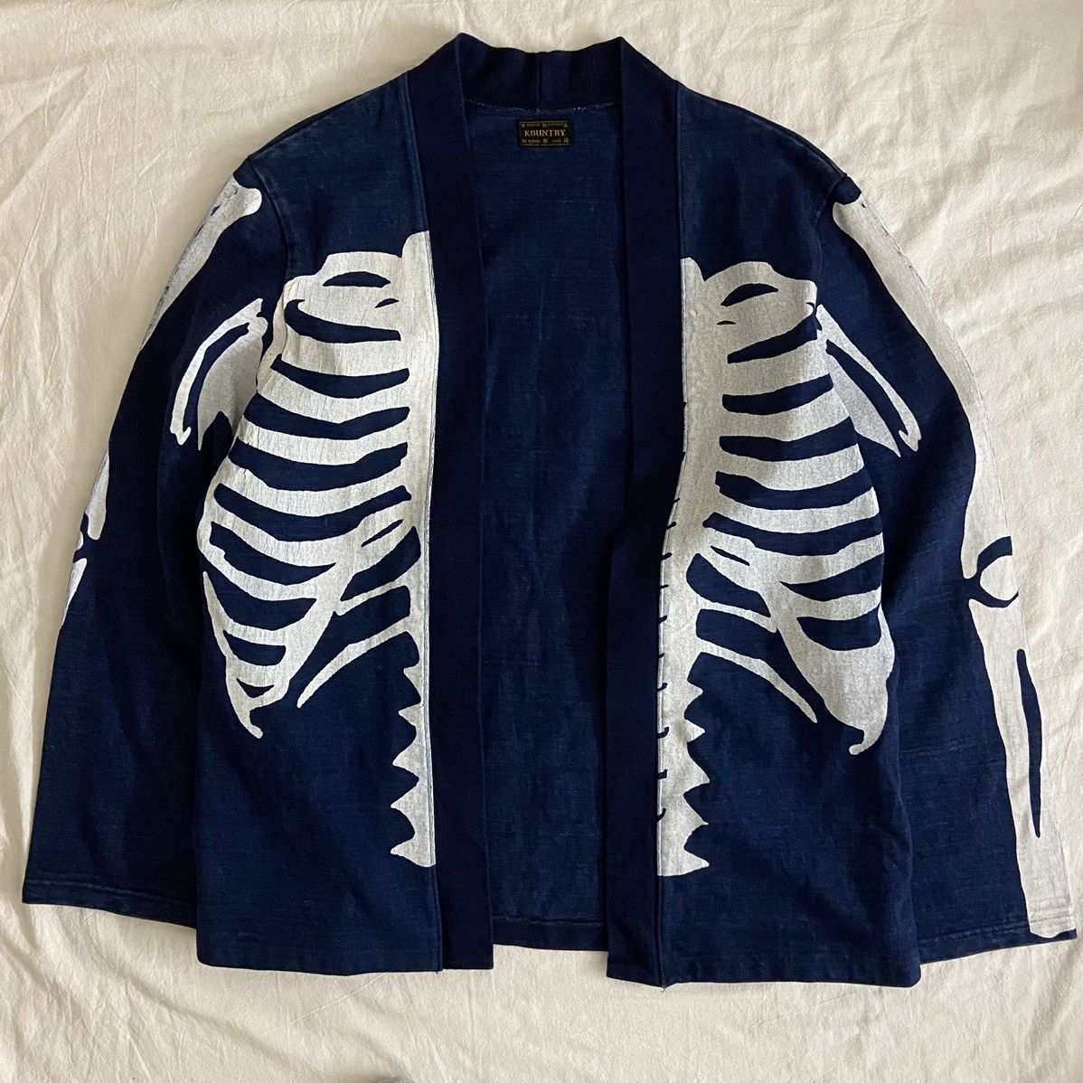 Kapital Kountry KAPITAL KOUNTRY BONE pattern Indigo dyeing sweat shirt Size US M / EU 48-50 / 2 - 1 Thumbnail