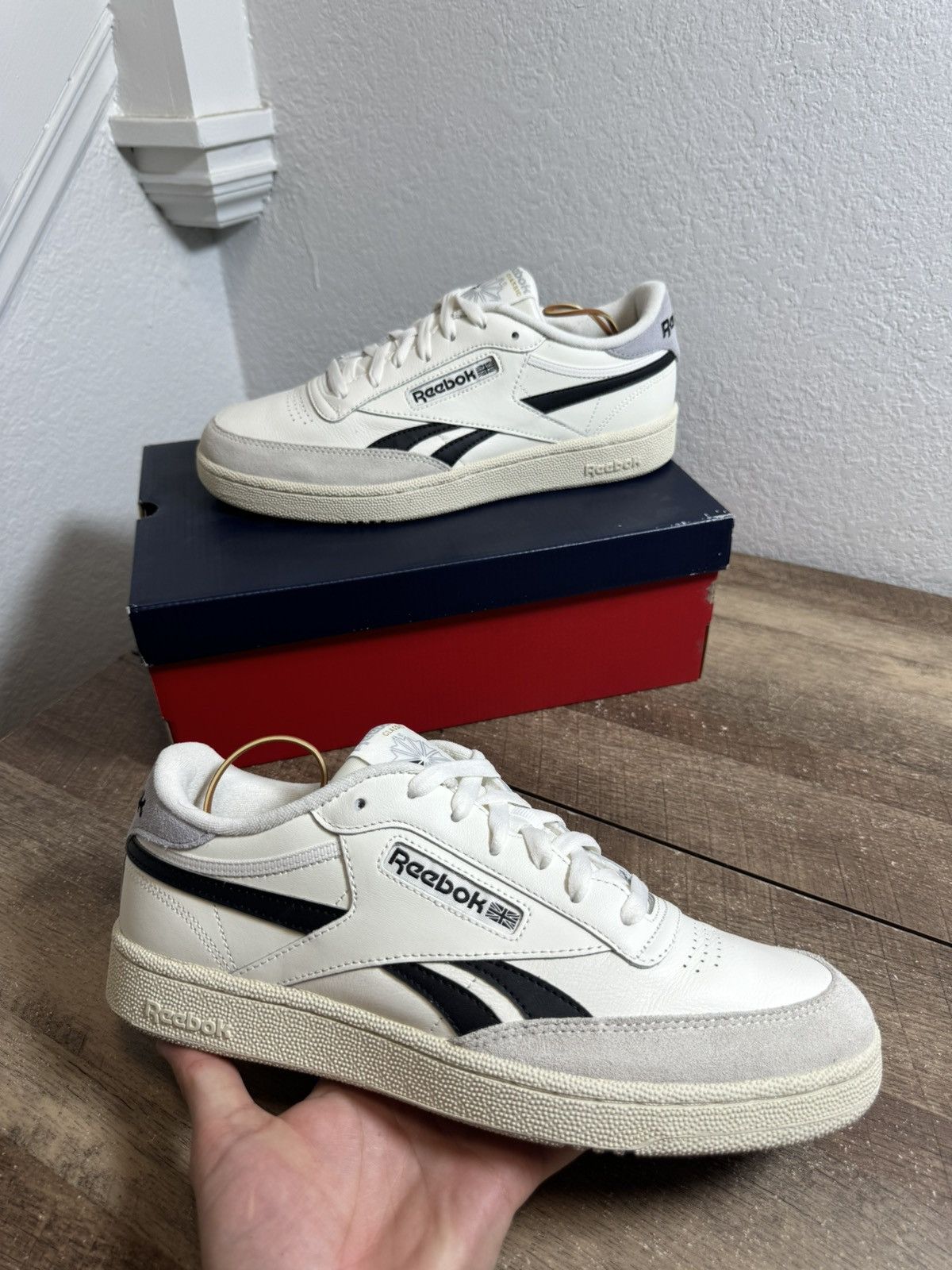 Reebok Reebok Classic Club C Revenge Vintage Chalk Black Size 10.5 Size US 10.5 / EU 43-44 - 1 Thumbnail