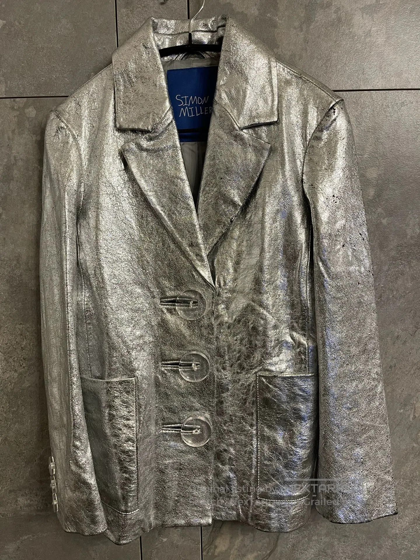 Simon Miller silver long blazer from Simon Miller. Size XXS / US 00 / IT 34 - 1 Thumbnail