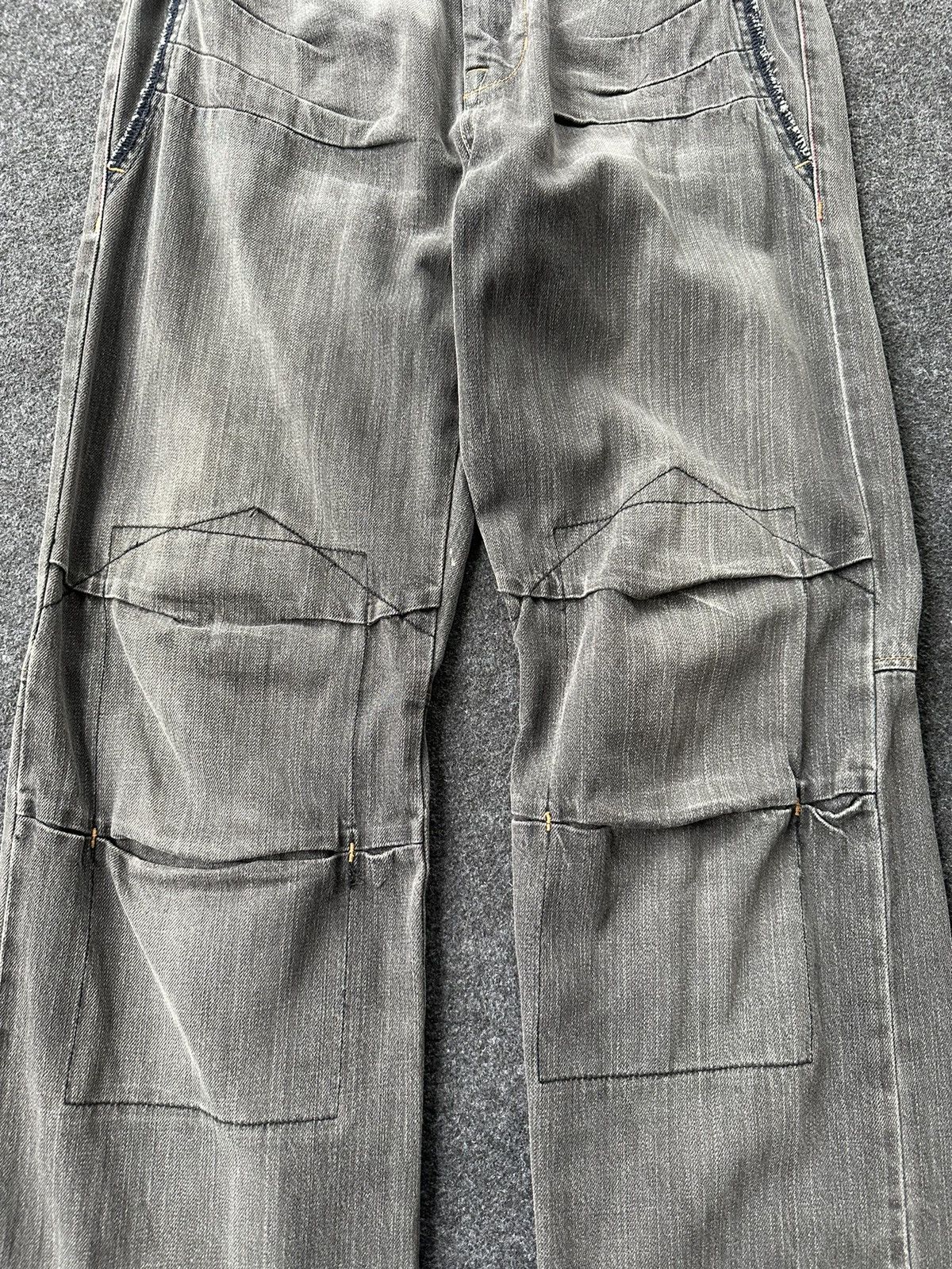 Beauty Beast × If Six Was Nine × Japanese Brand Vintage Free Gate Grey Denim D255 Size US 30 / EU 46 - 2 Thumbnail