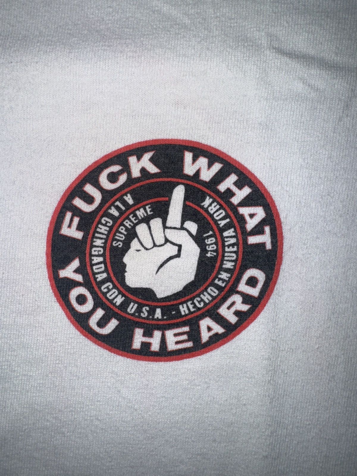 Supreme Supreme Fuck What You Heard Shirt FW08 Size US M / EU 48-50 / 2 - 3 Thumbnail