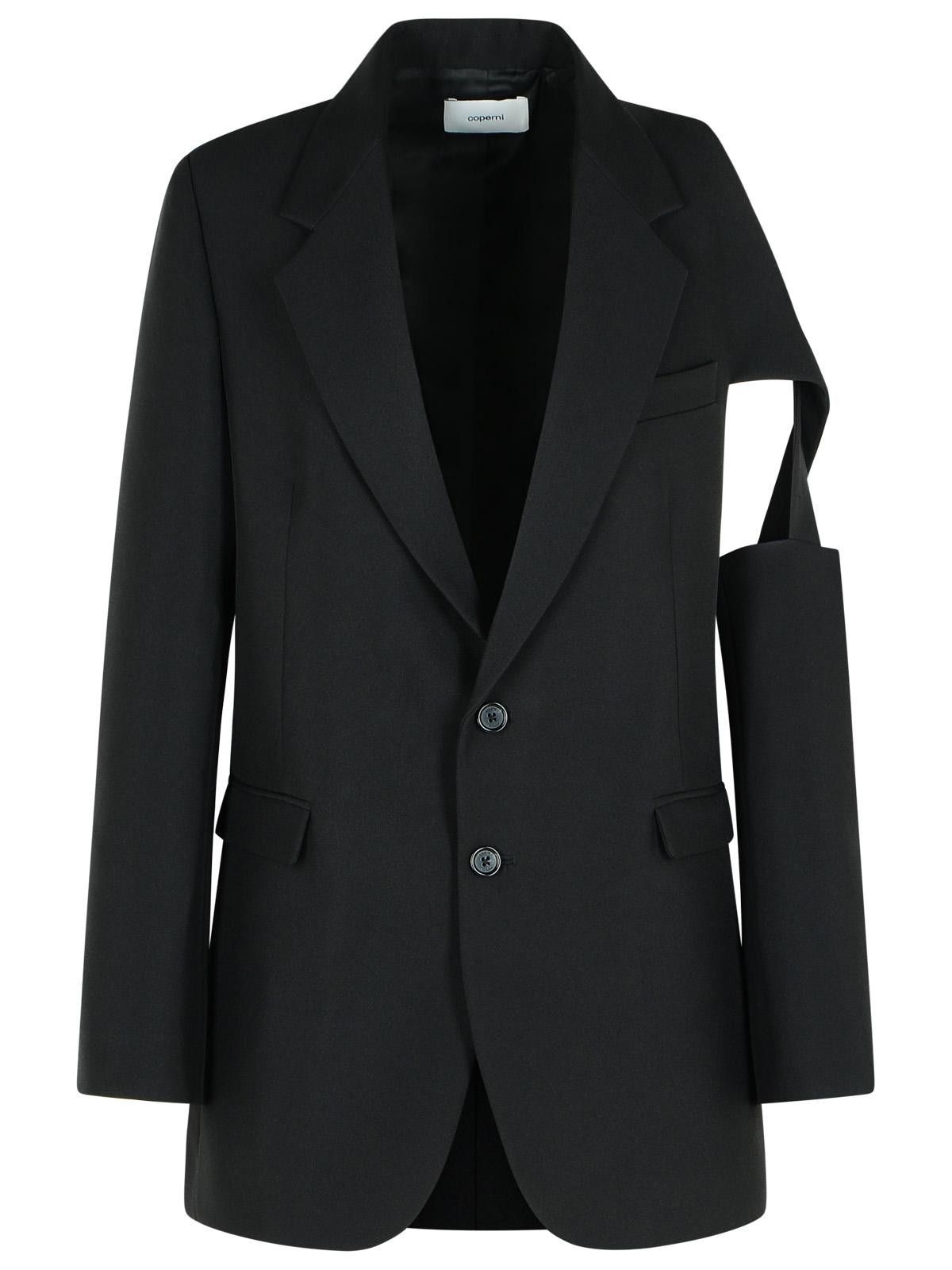 Coperni COPERNI 'Cutout' Black Polyester Blazer Size S / US 4 / IT 40 - 1 Thumbnail