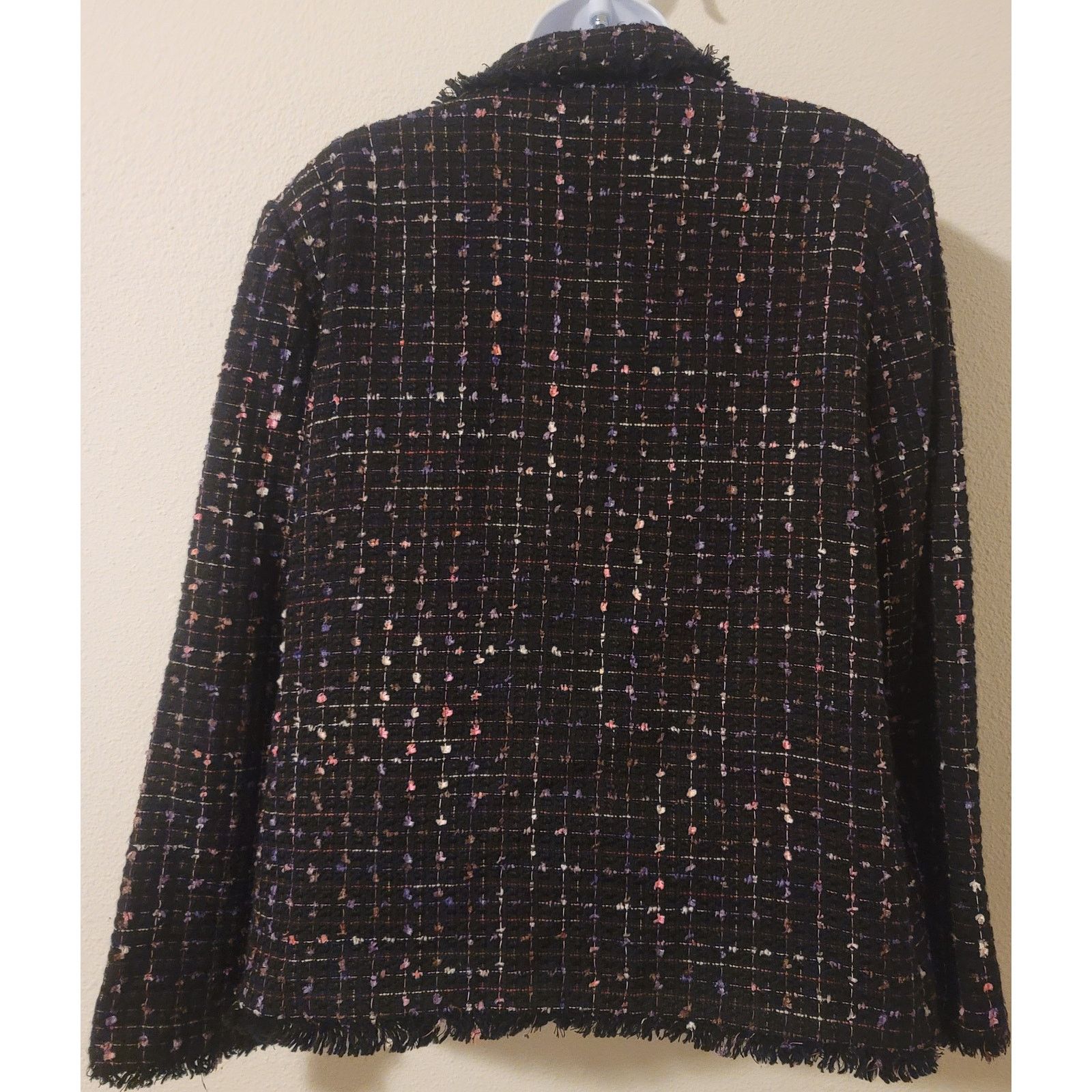 Other Vintage Breckenridge Black Purple Pink Women's Blazer 16 Size XXL / US 16-18 / IT 52-54 - 5 Thumbnail