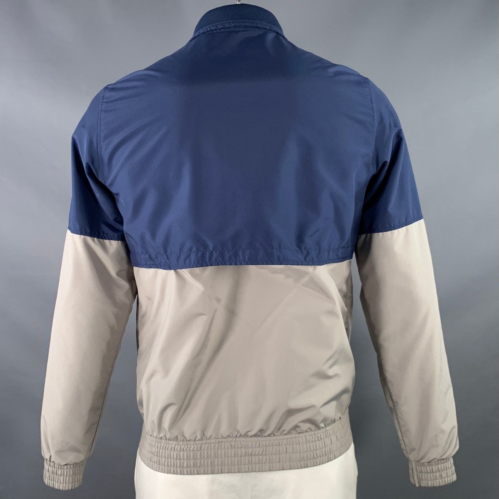 Other G-STAR Blue Grey Two Toned Polyester Mesh Zip Up Track Size US L / EU 52-54 / 3 - 4 Thumbnail