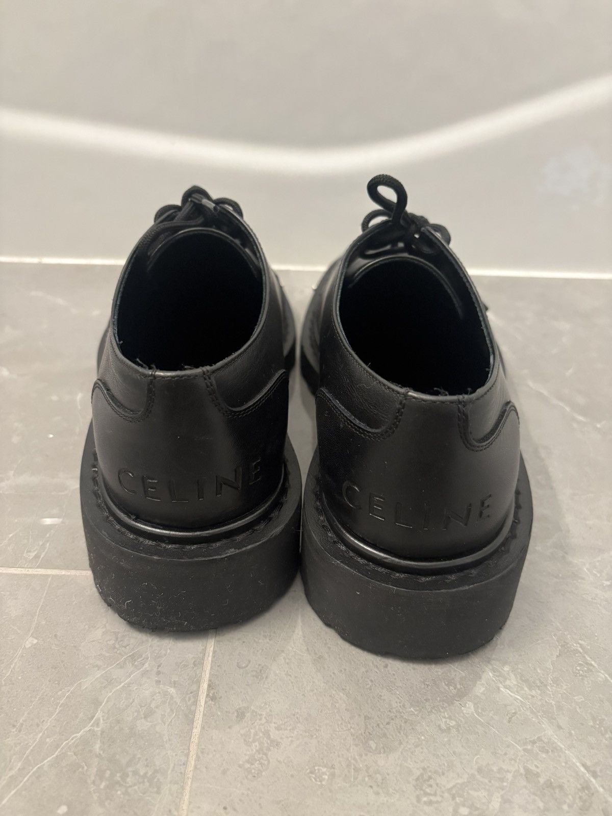 Celine Celine Leather Derby (size 41) Size US 8.5 / EU 41-42 - 4 Thumbnail