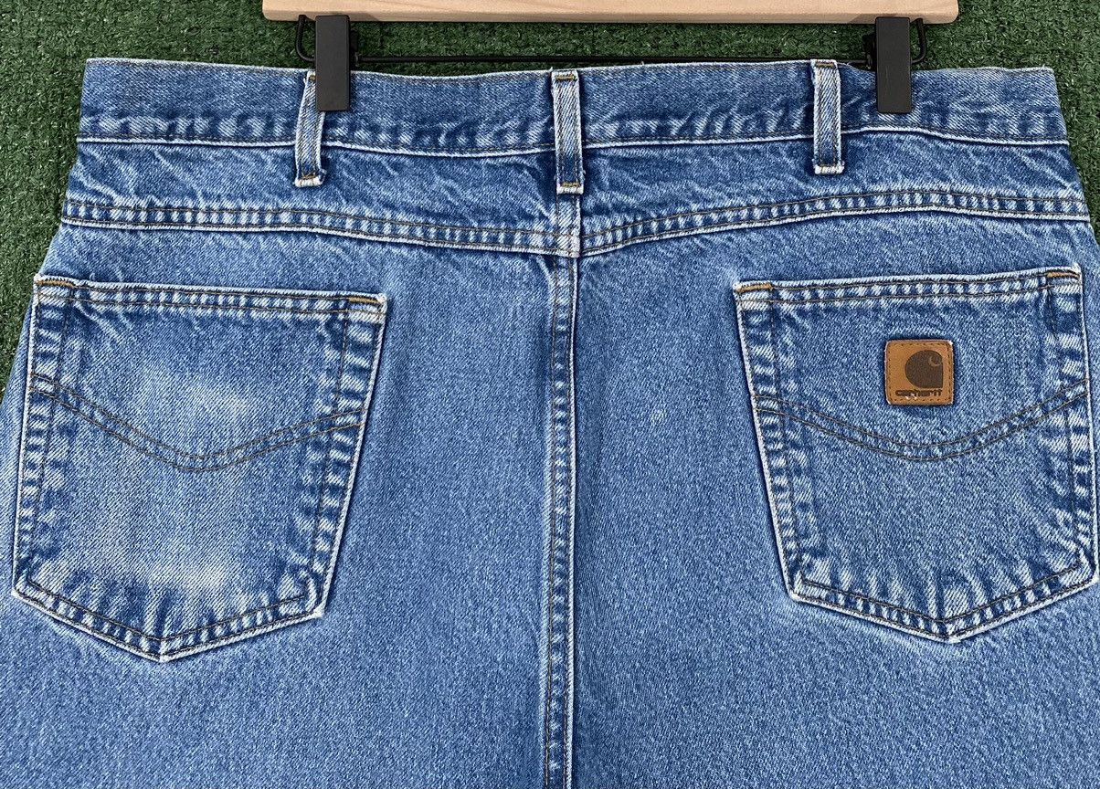 Carhartt Vintage 90’s Carhartt B18 Faded Wiskered Jeans Mens 38x29 Size US 38 / EU 54 - 6 Thumbnail