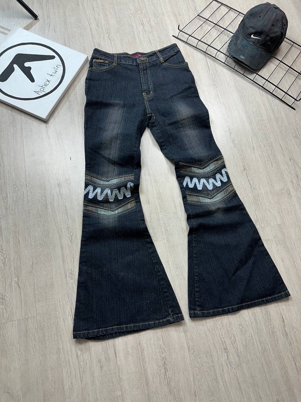 Hysteric Glamour × Japanese Brand × Vintage Vintage Y2K IfSixWasNine LGB Style Flared Jeans Size 26" / US 2 / IT 38 - 2 Thumbnail