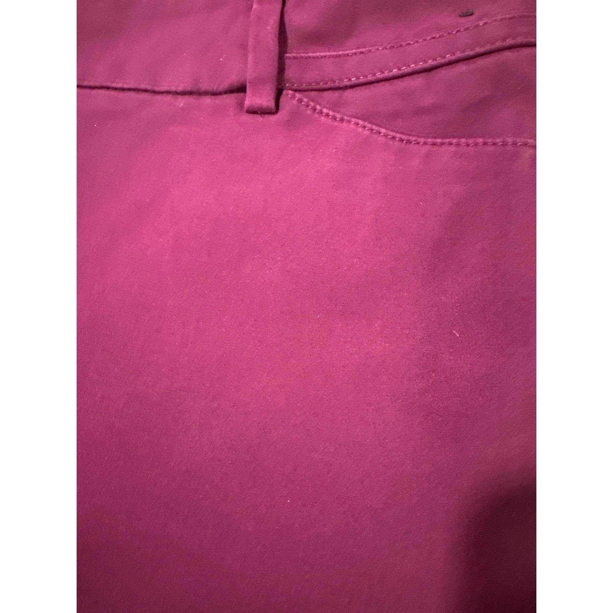 Other 7th Avenue Design Studio Size 4 Burgundy Chino Dress Pants S Size 27" / US 4 / IT 40 - 8 Thumbnail