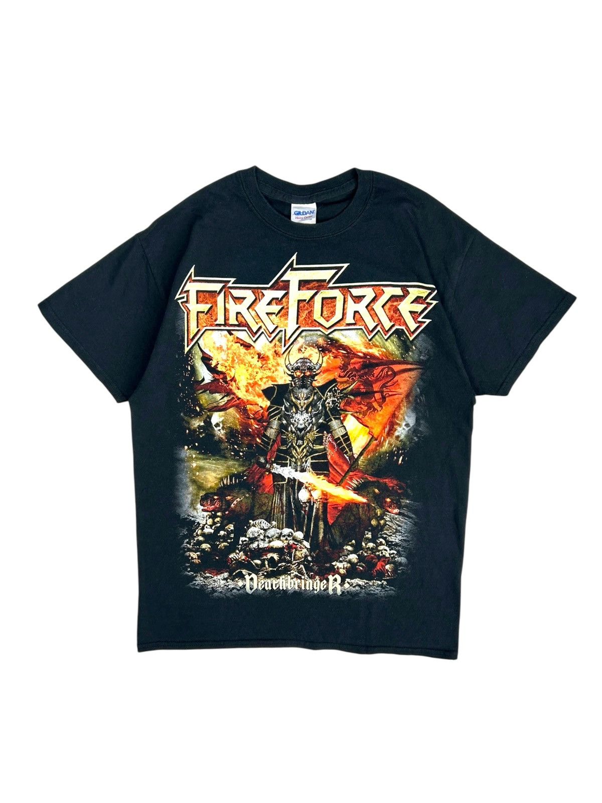 Band Tees Vintage FireForce Deathbriner band rock power metal tee Size US M / EU 48-50 / 2 - 1 Thumbnail