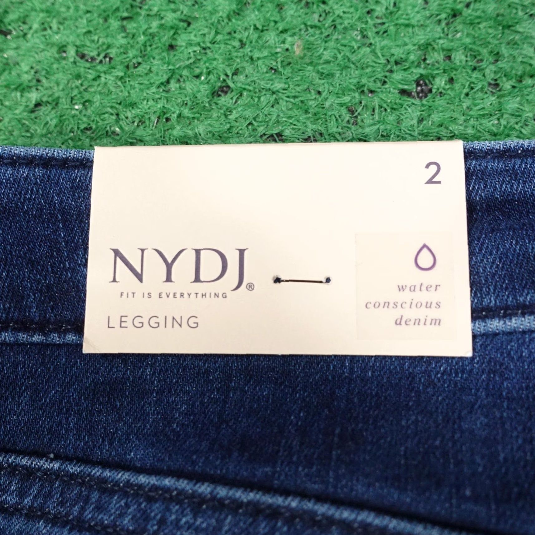 NYDJ NYDJ Jeans Womens 2 Blue Alina Legging LiftxTuck Slim Stretch Dark Denim Size 26" / US 2 / IT 38 - 7 Thumbnail