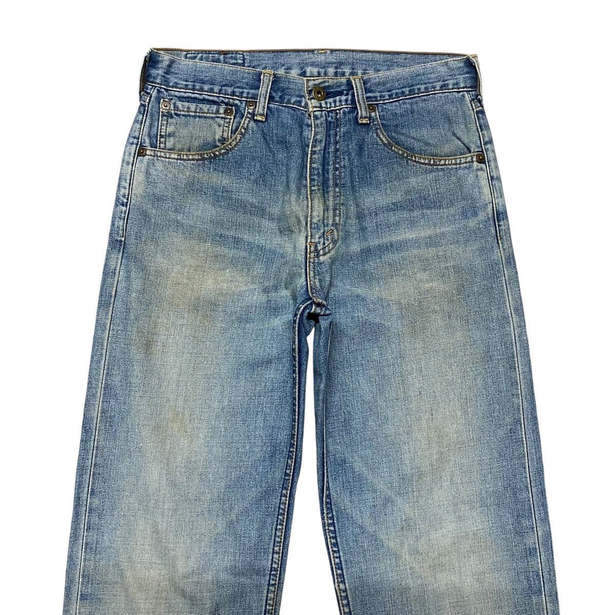 Levi's Vintage Levis 503 Distressed Denim Selvedge Jeans Size US 29 - 3 Thumbnail