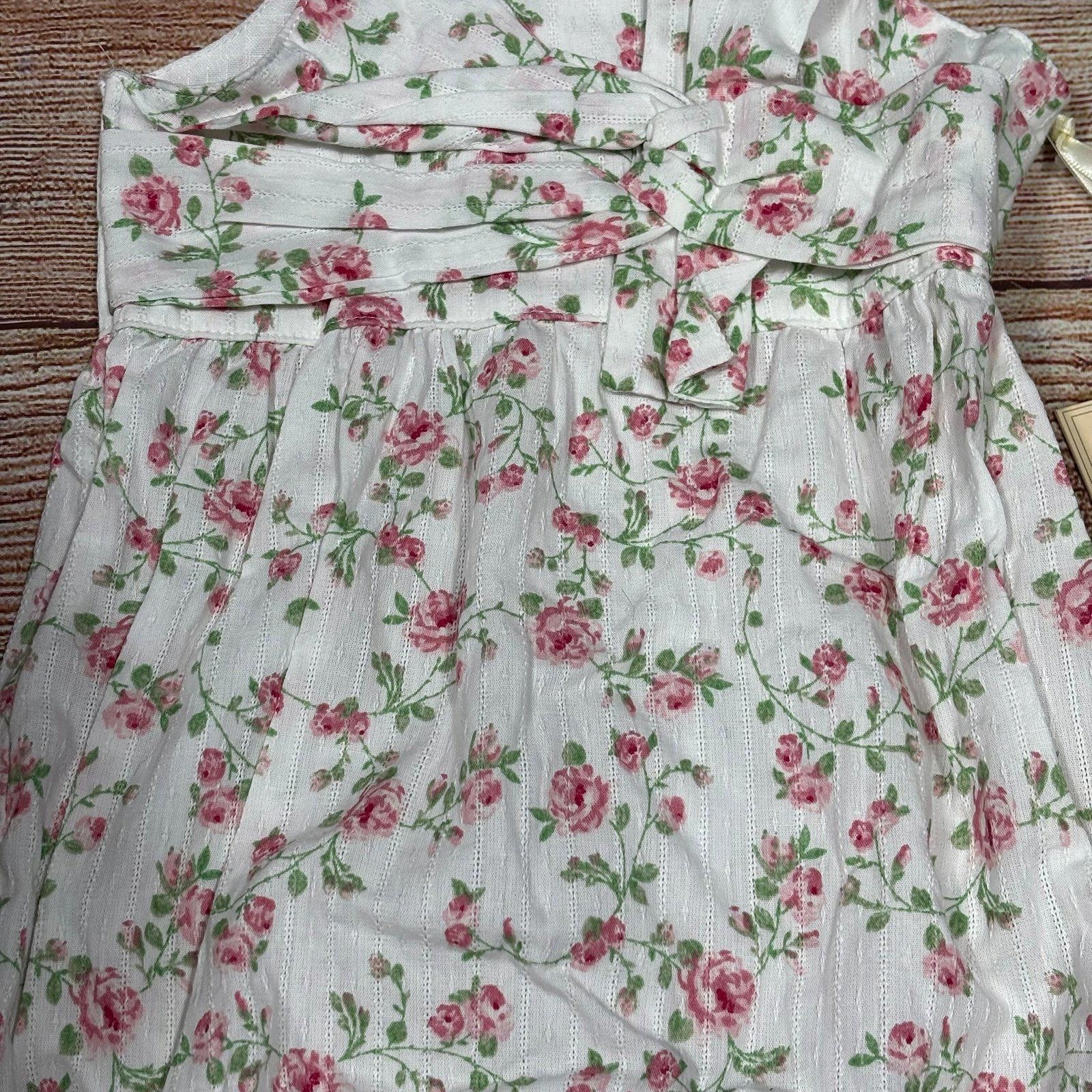 Other Laura Ashley Baby Floral Romper 0-3 Months NWT Size ONE SIZE - 3 Thumbnail