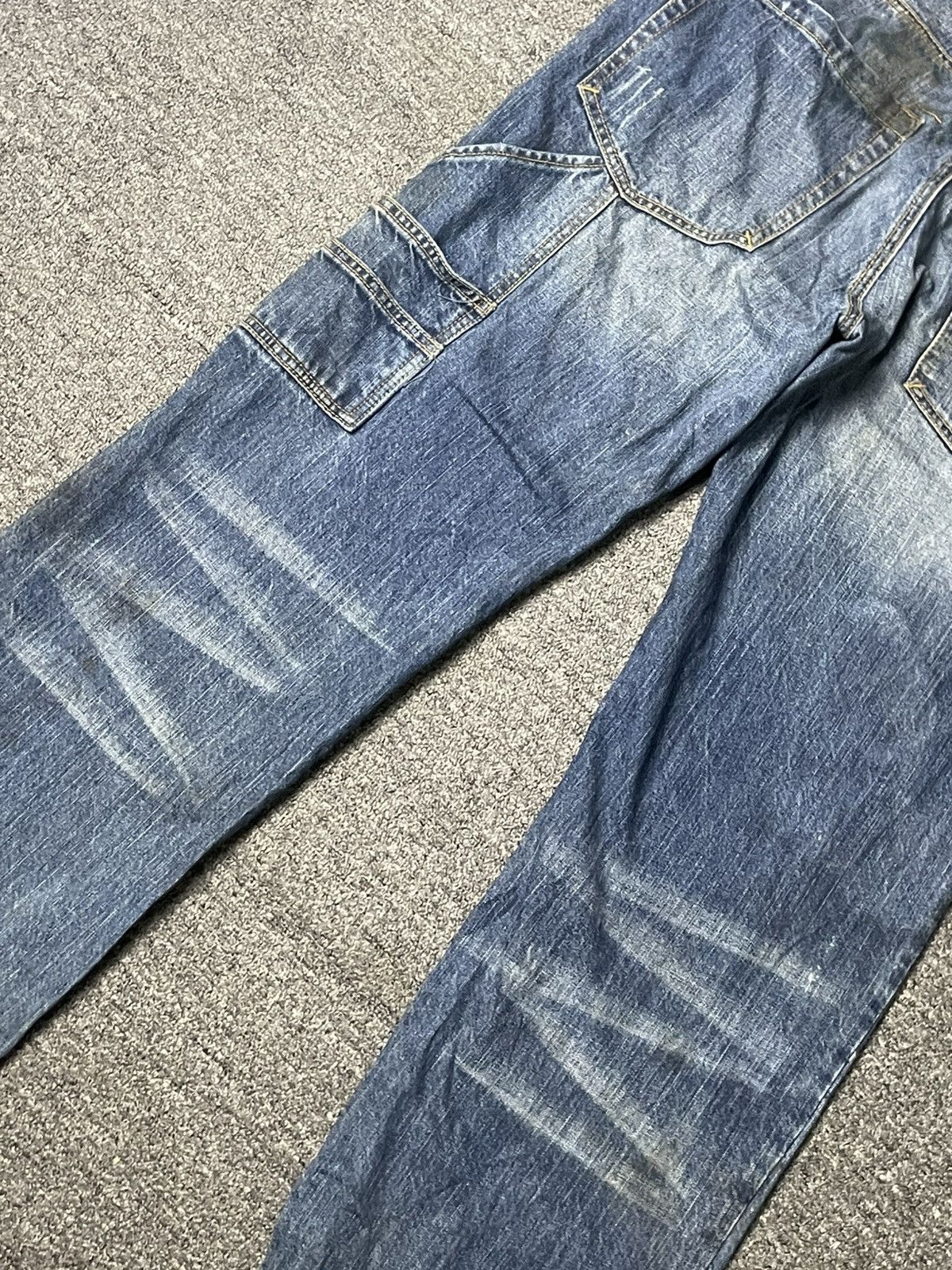 Japanese Brand × Vintage REAL B.VOICE Japanese Brand Spell Out Jeans (84) Size US 35 - 19 Thumbnail