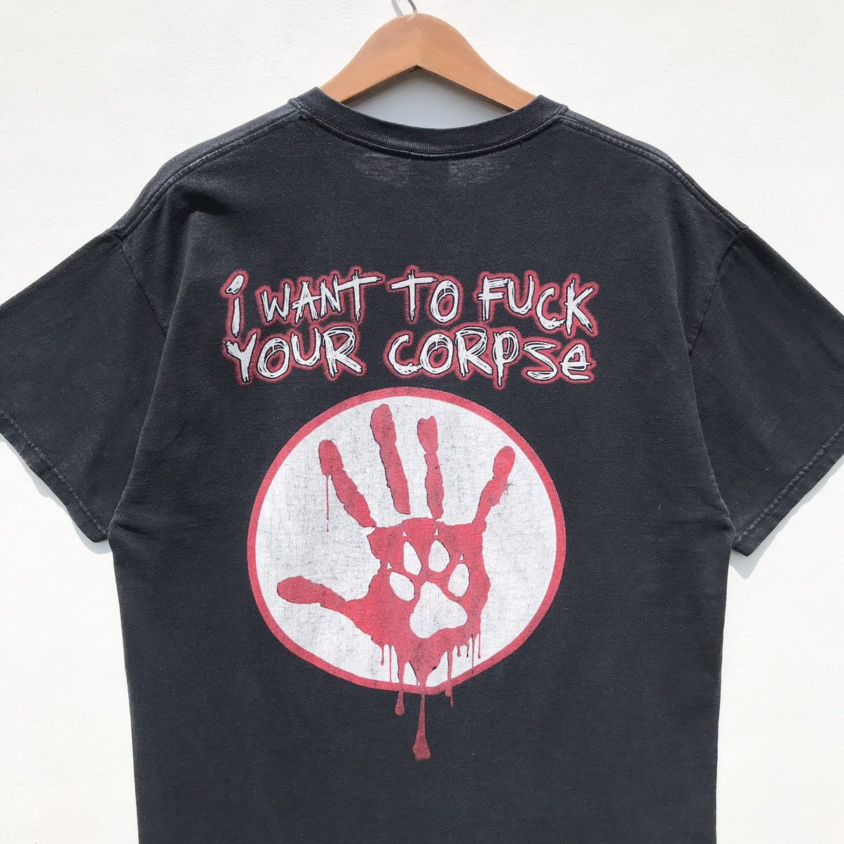 Band Tees 🔥Rare🔥Vintage Wolfpac Rap Rock Band Bloodhound Gang SunFaded Size US XL / EU 56 / 4 - 5 Thumbnail