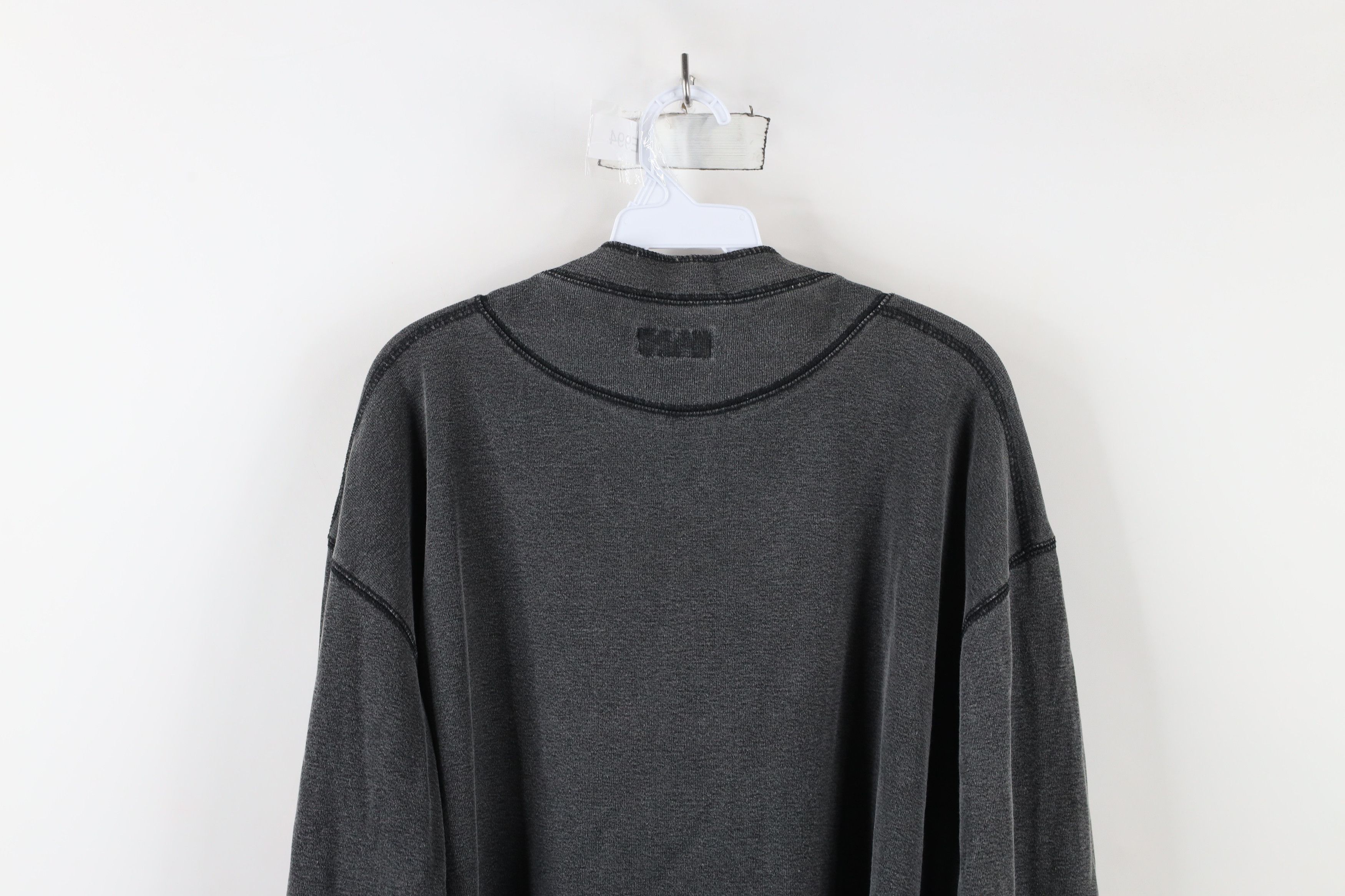 Vintage Vintage 90s Streetwear Fit Ribbed Knit Henley T-Shirt USA Size US L / EU 52-54 / 3 - 13 Thumbnail